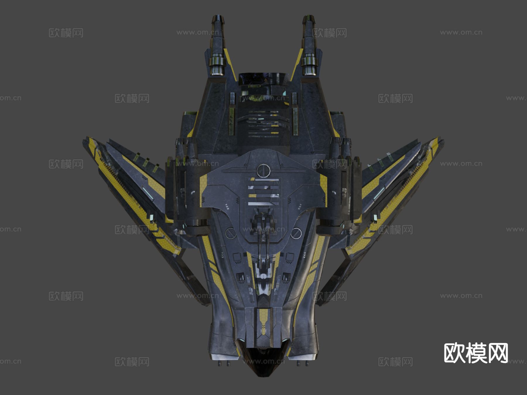 宇宙飞船su模型下载（渲染图6）