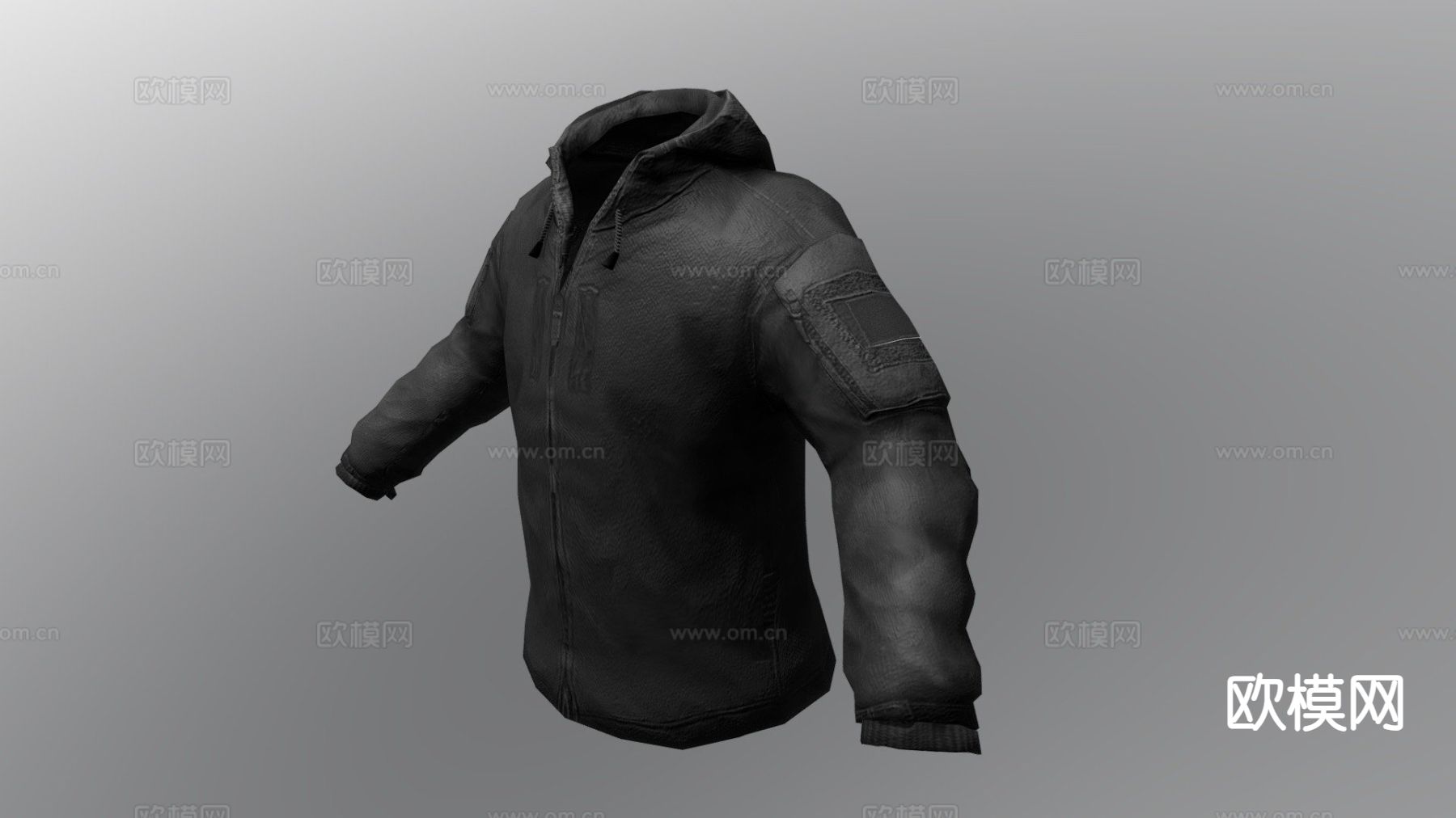 衣服 外套 皮夹克su模型下载（渲染图7）