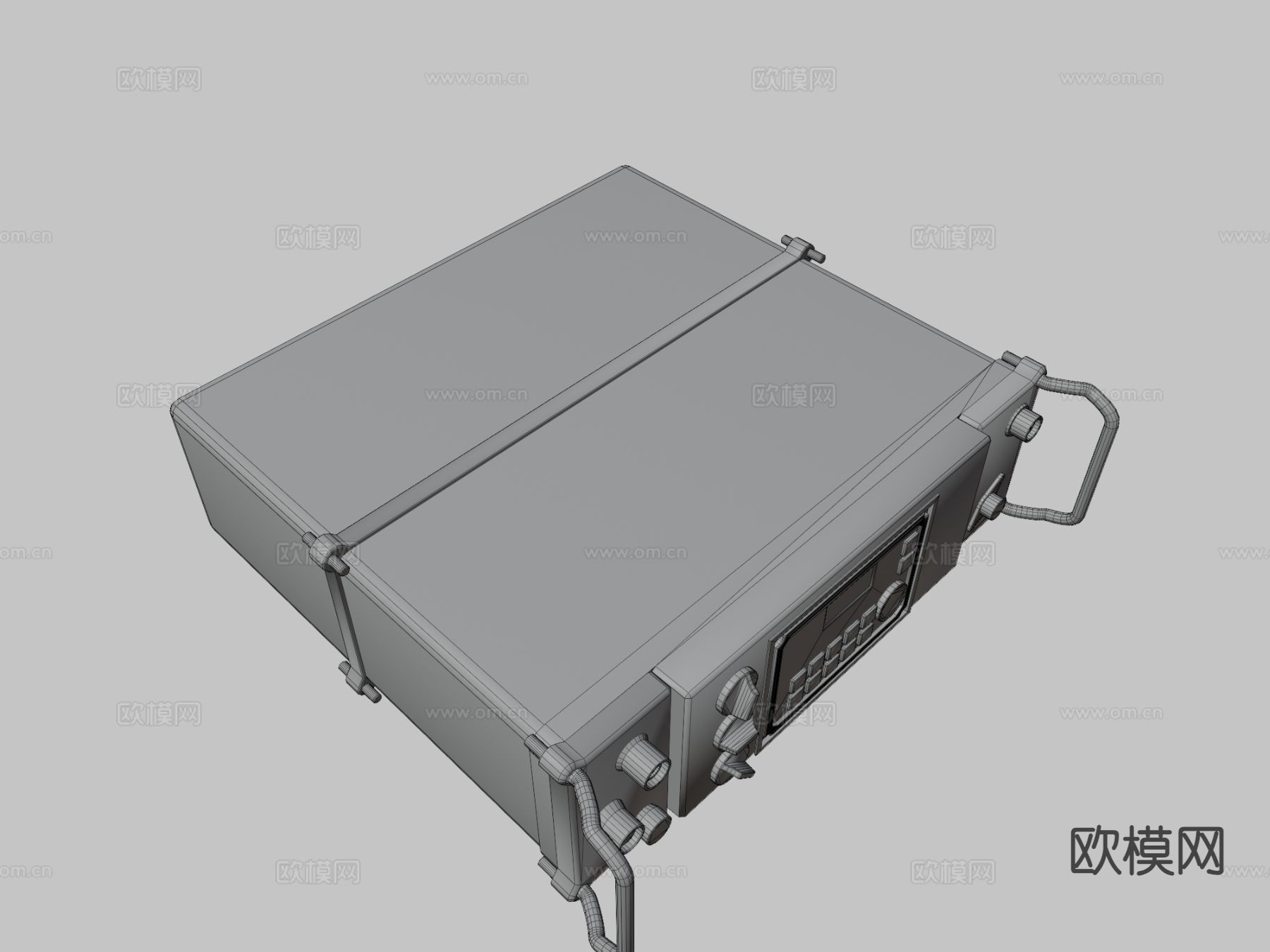 军用无线电 发报机su模型下载（渲染图3）