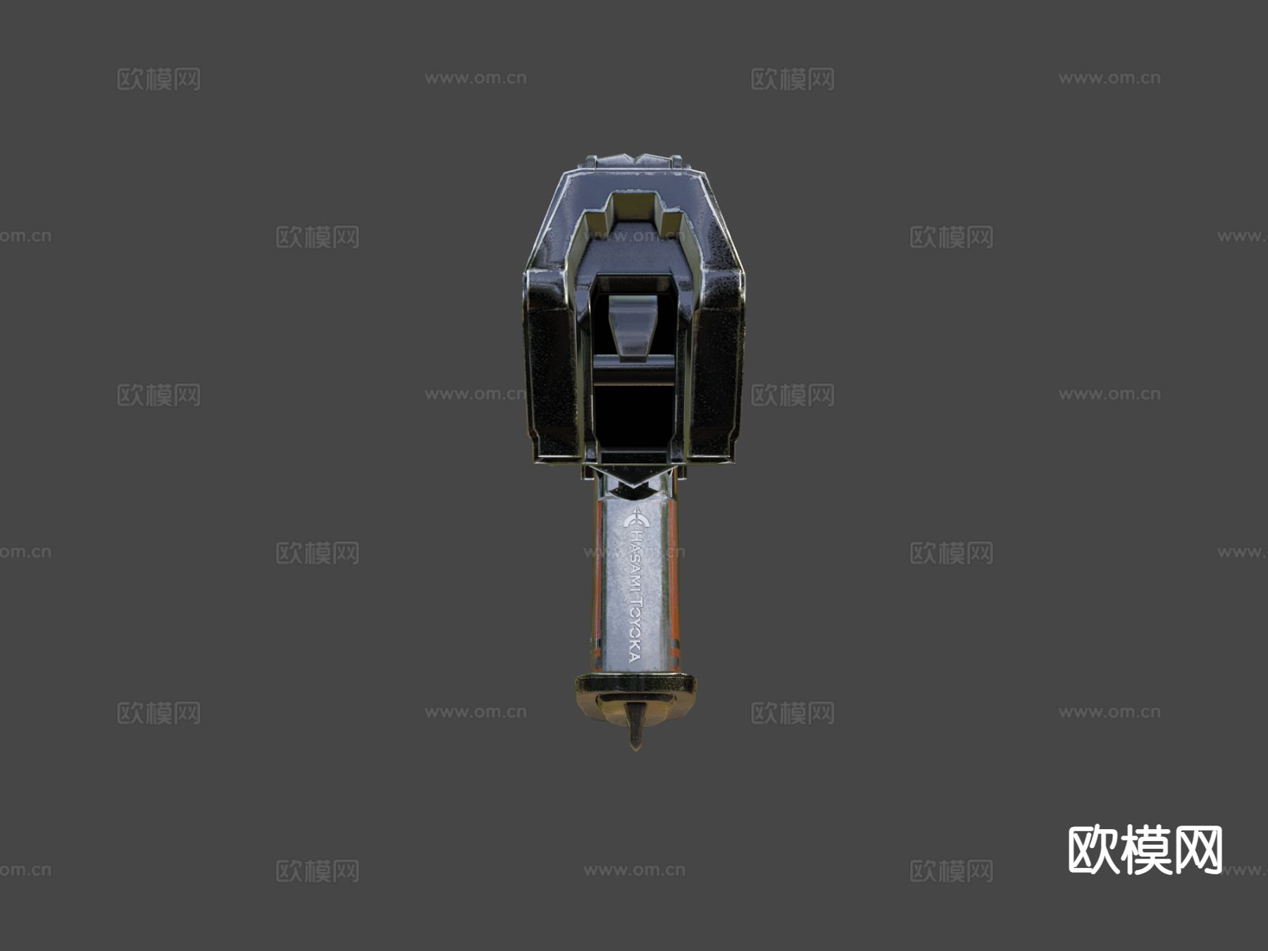 科幻枪su模型下载（渲染图5）