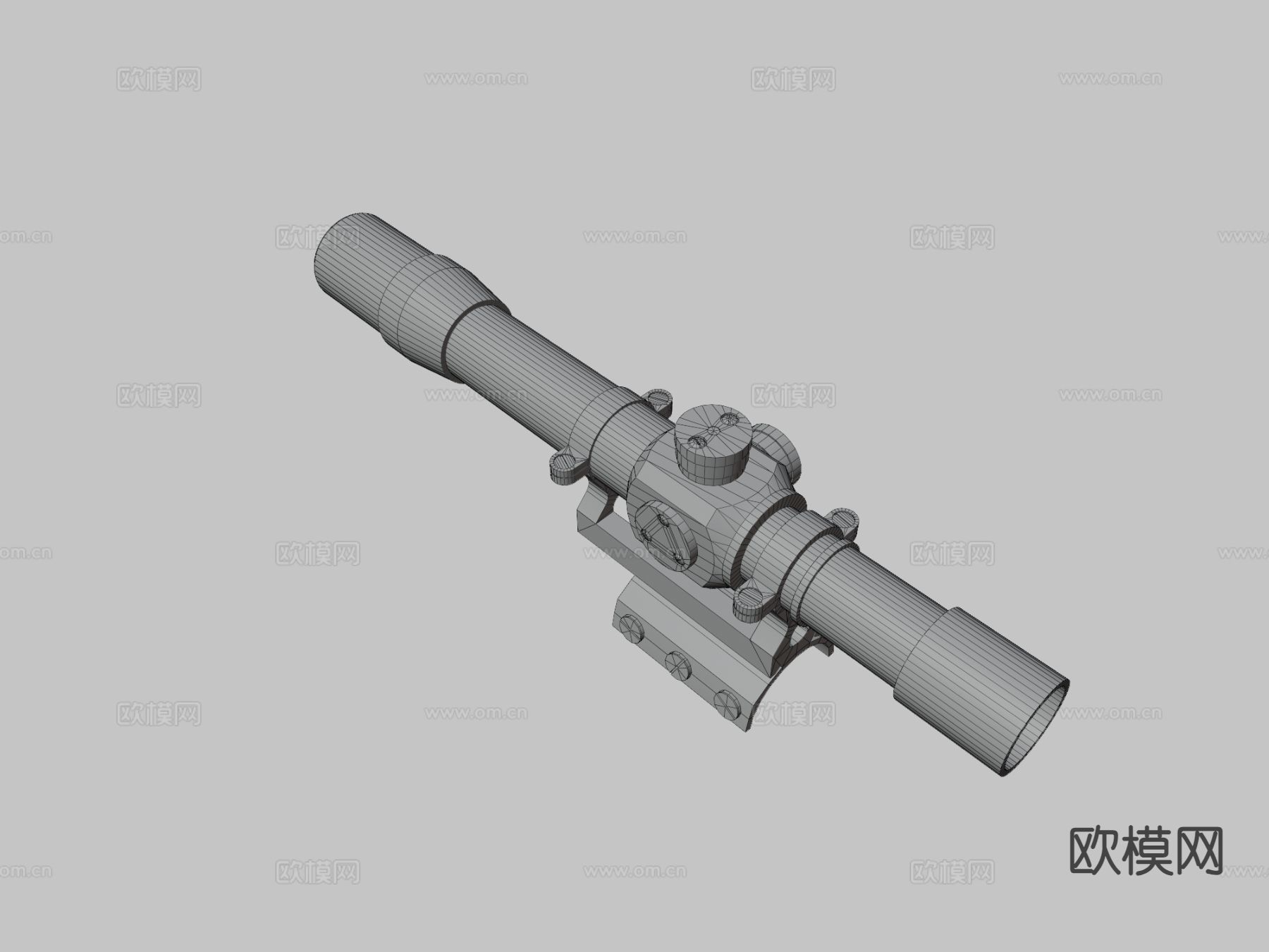 俄罗斯PE瞄准镜su模型下载（渲染图3）