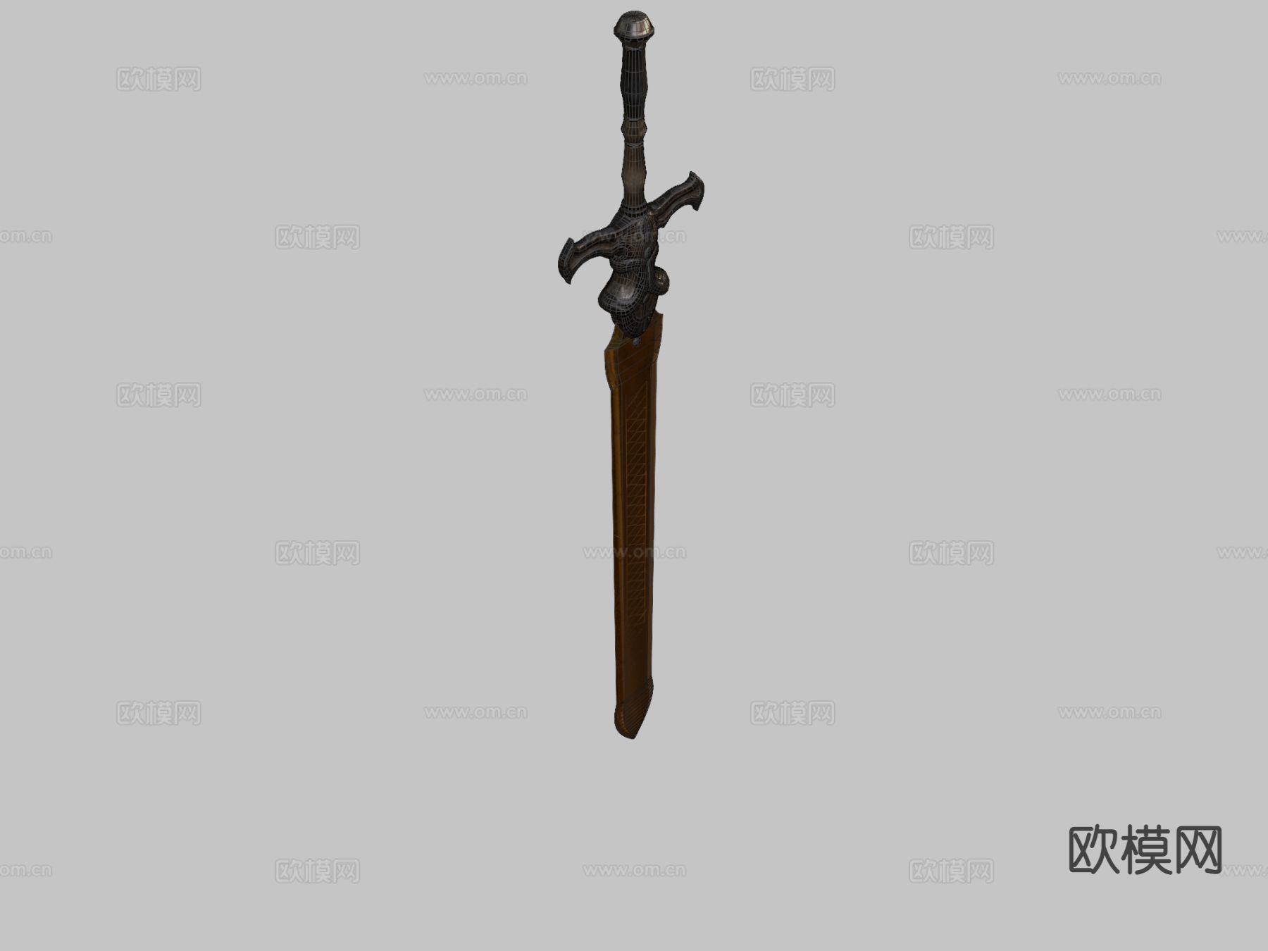 幻想剑su模型下载（渲染图1）