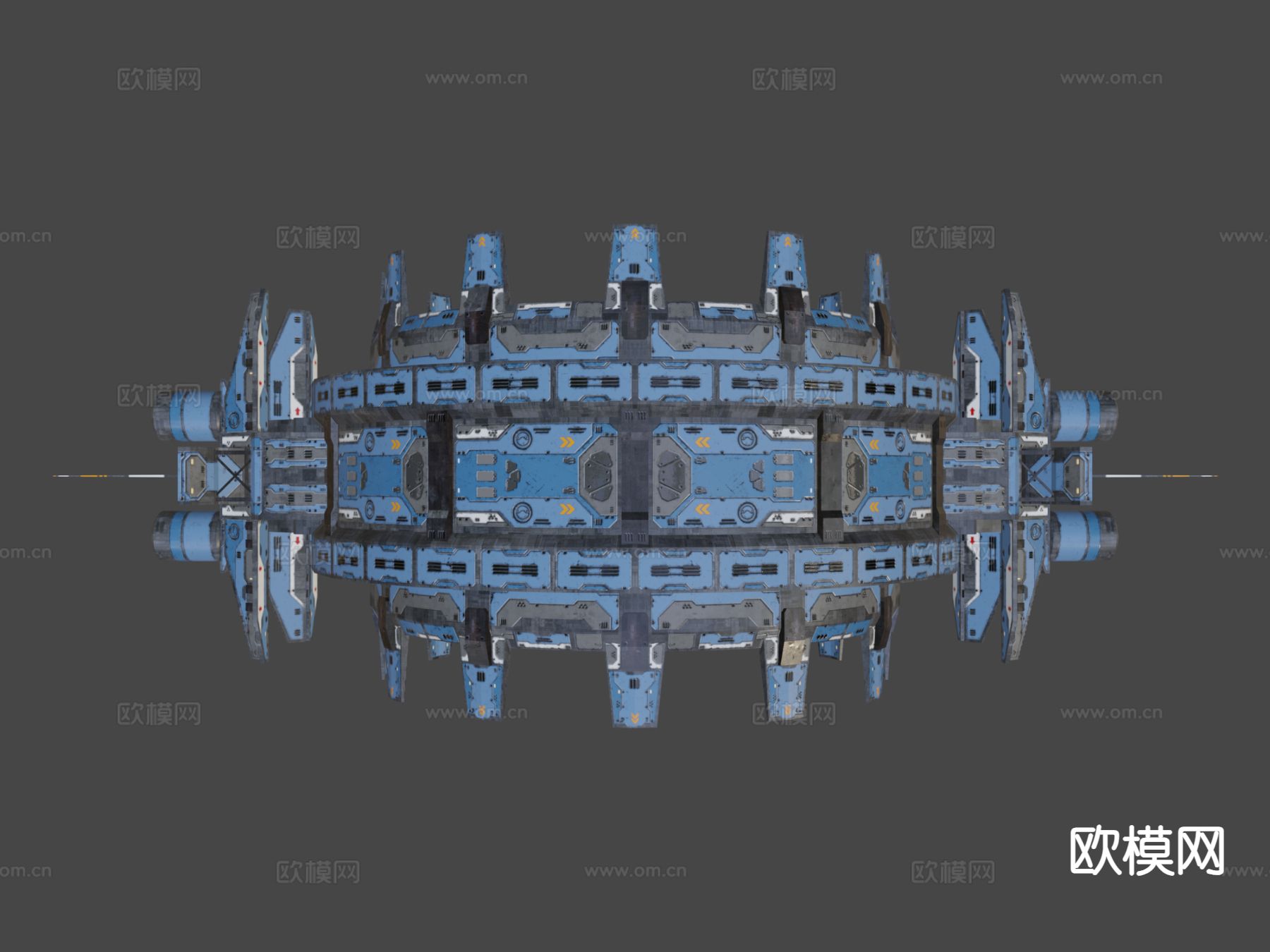 科幻跳跃门su模型下载（渲染图6）