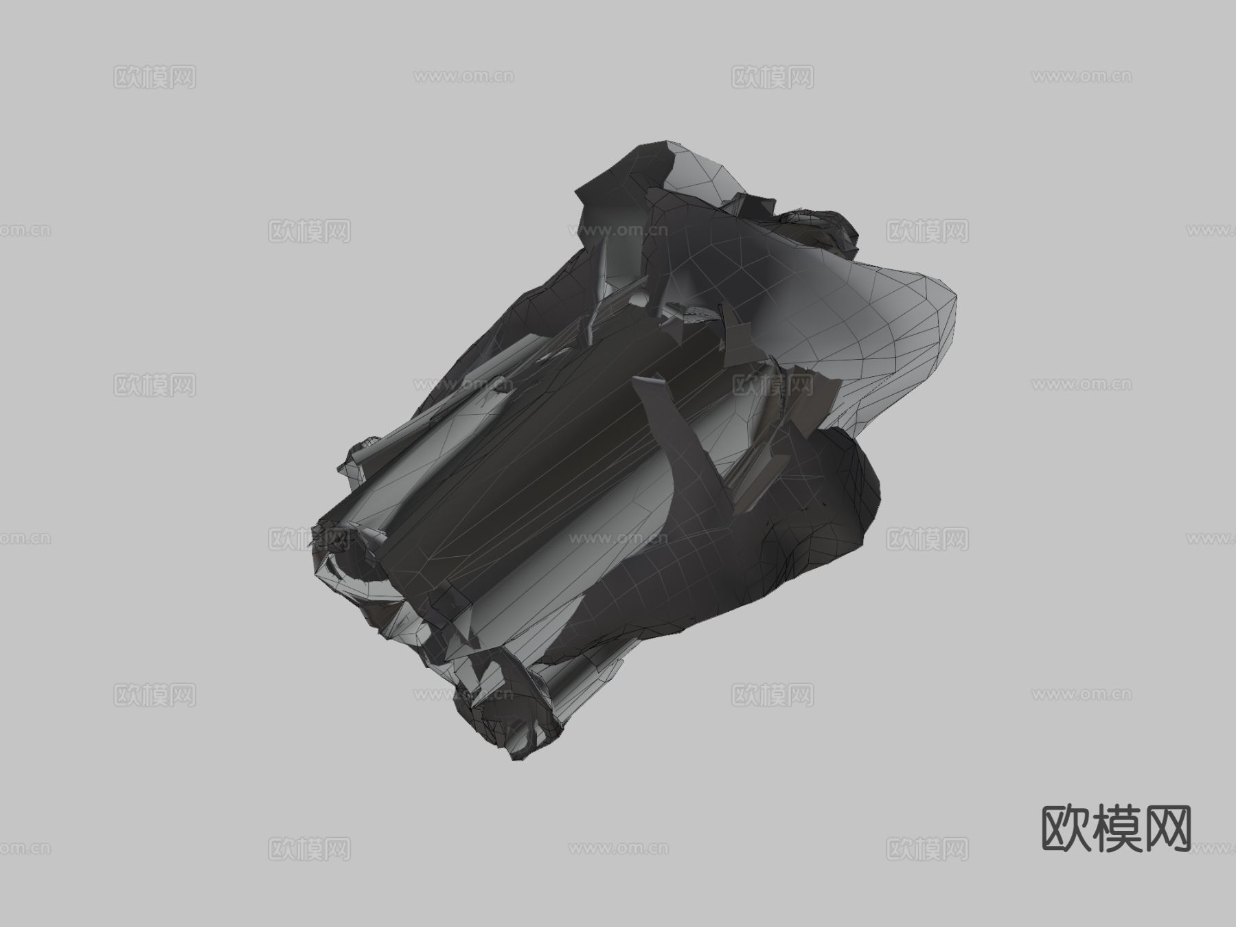 手枪 枪支 枪械su模型下载（渲染图3）