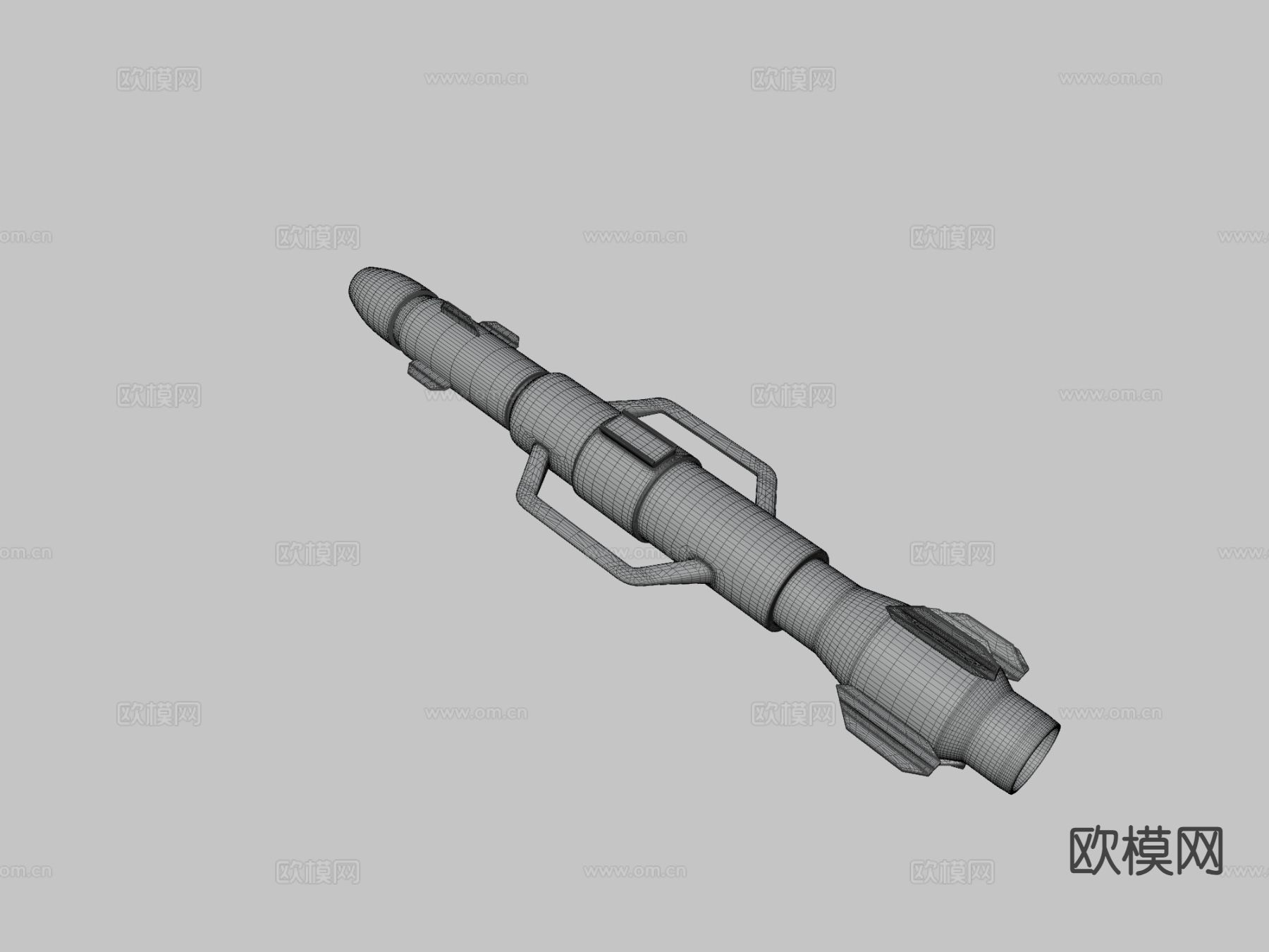 先进导弹 鱼雷 武器su模型下载（渲染图3）