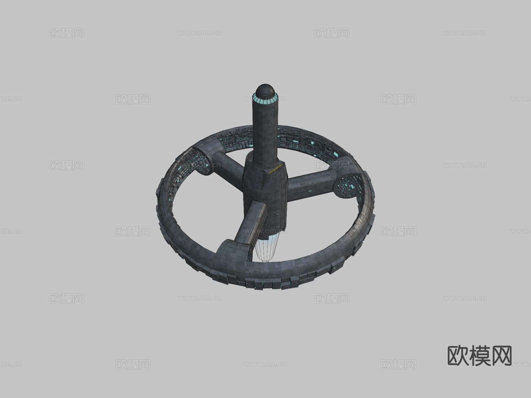 太空站su模型下载（渲染图3）