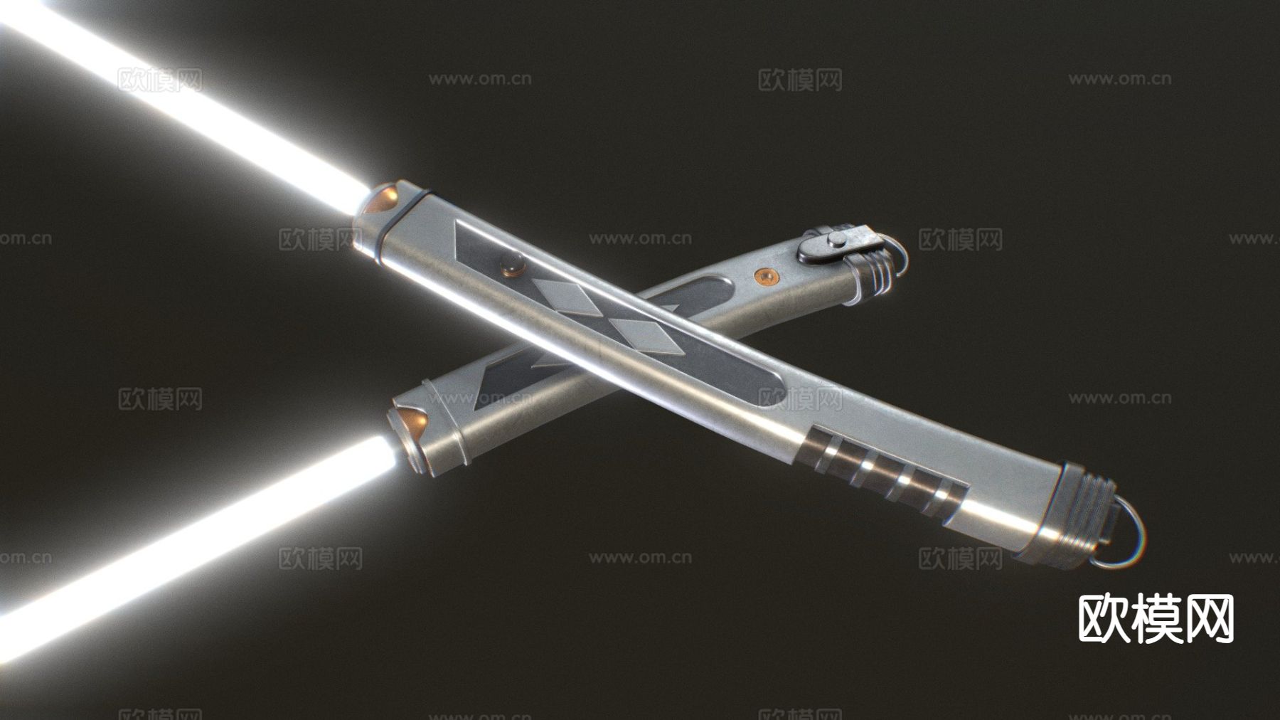 反叛者光剑su模型下载（渲染图2）
