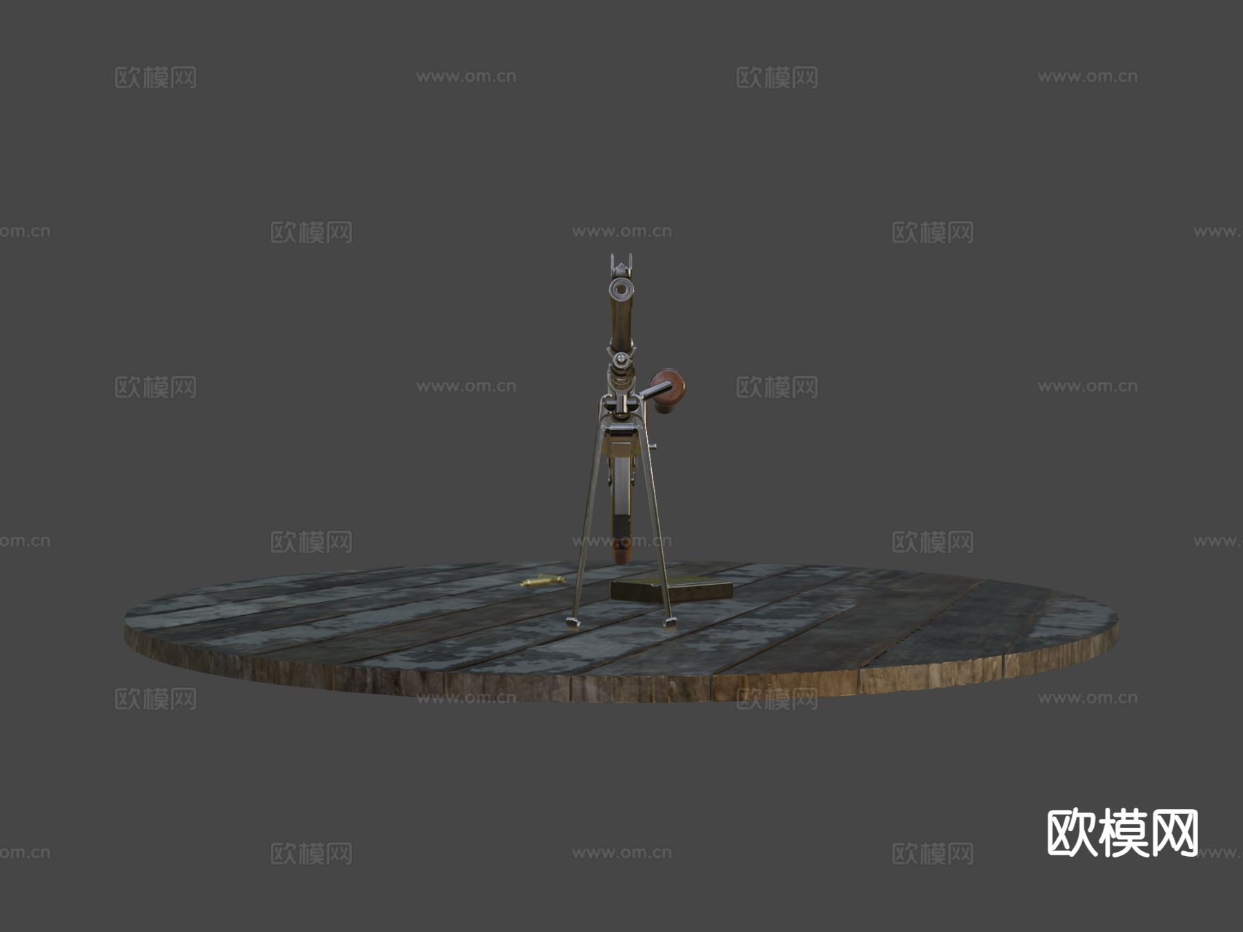 轻机枪 枪支 枪械su模型下载（渲染图5）