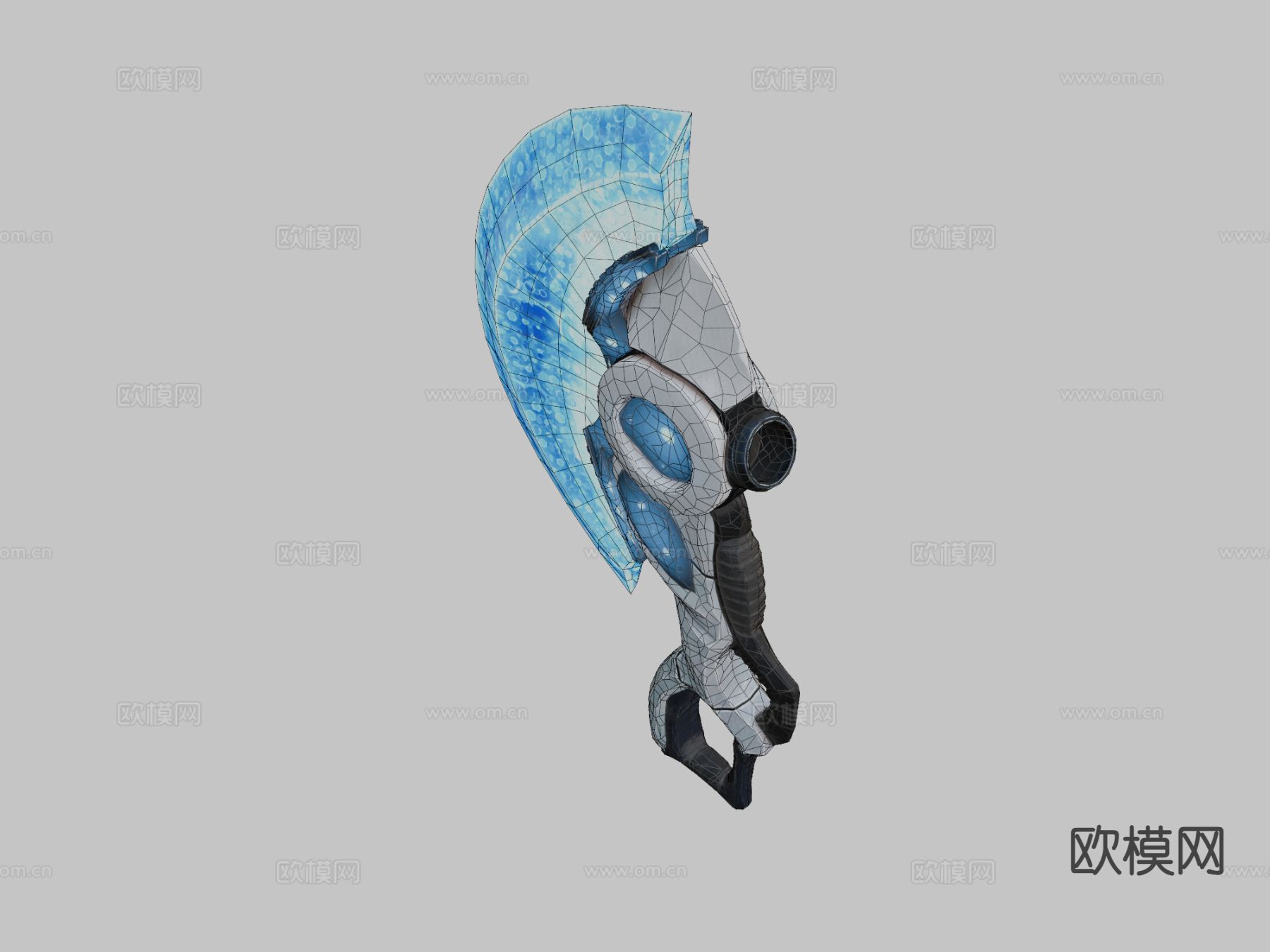 等离子斧su模型下载（渲染图1）