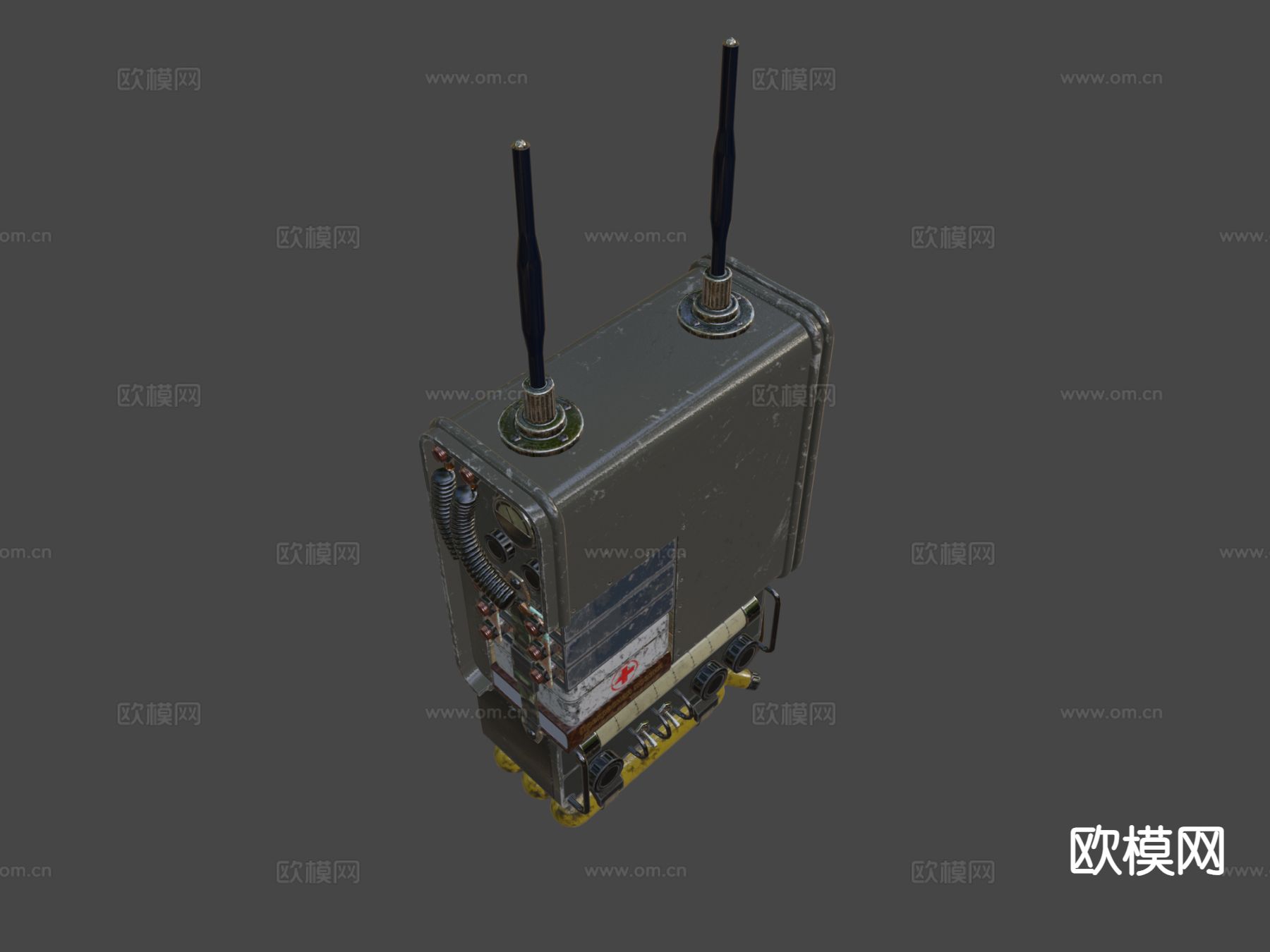 无线电 监听器su模型下载（渲染图4）