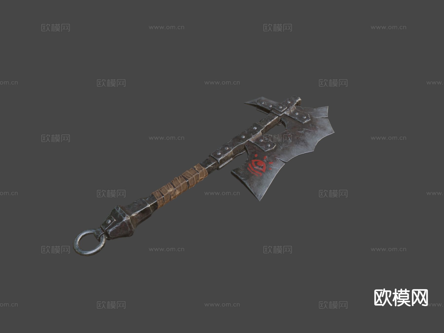 兽人斧su模型下载（渲染图6）