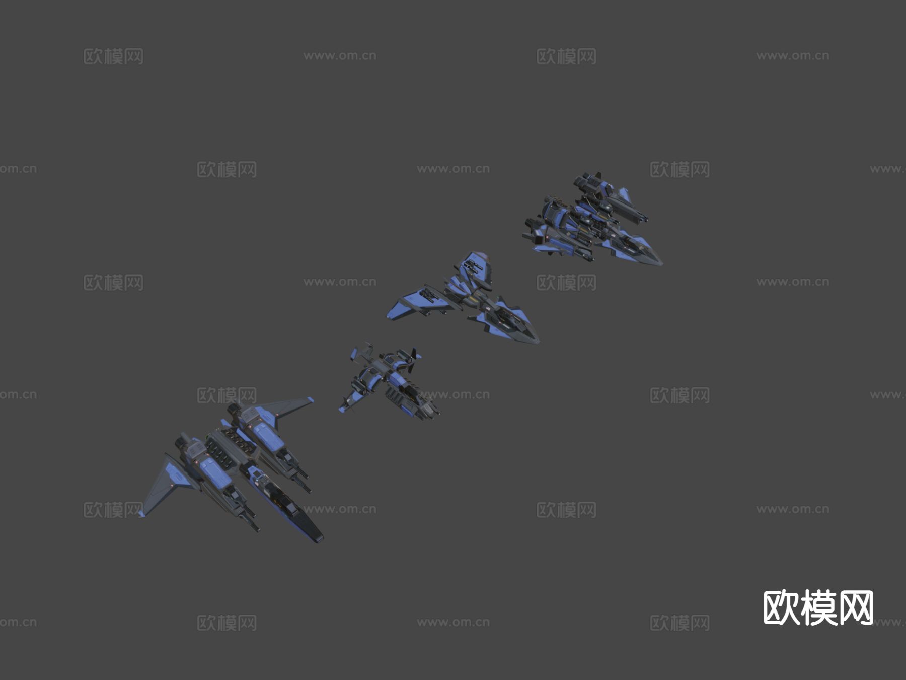 战斗机工具包su模型下载（渲染图6）