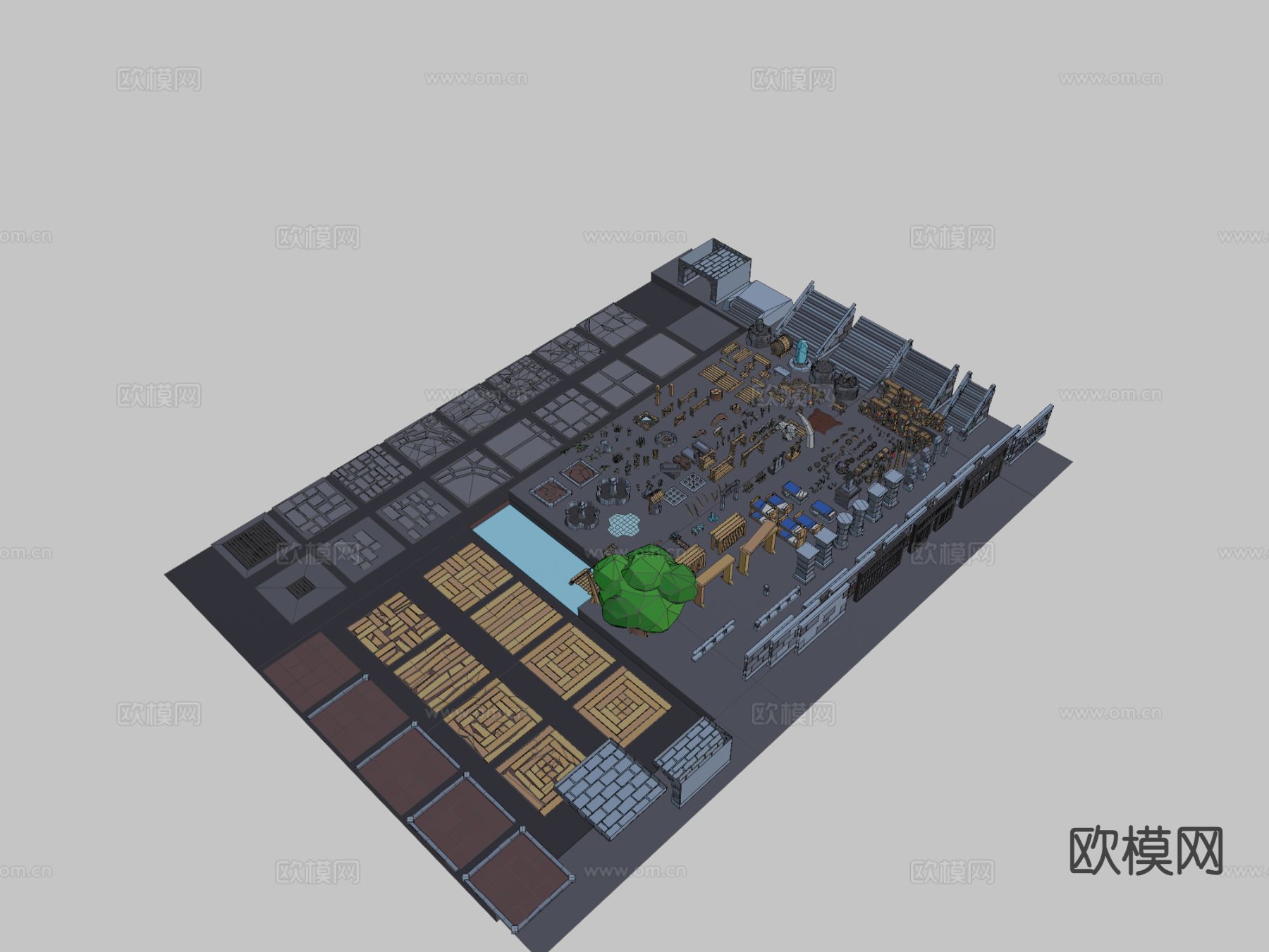 地下城包su模型下载（渲染图1）