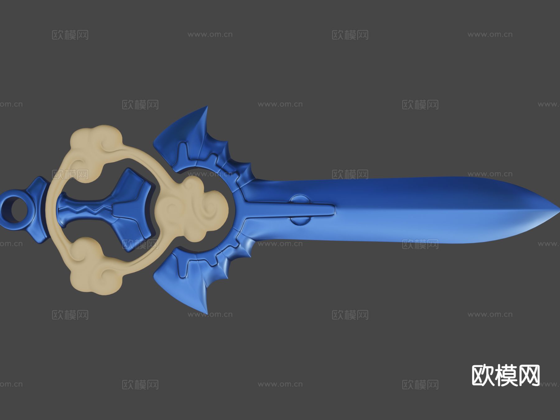 大神之剑su模型下载（渲染图5）