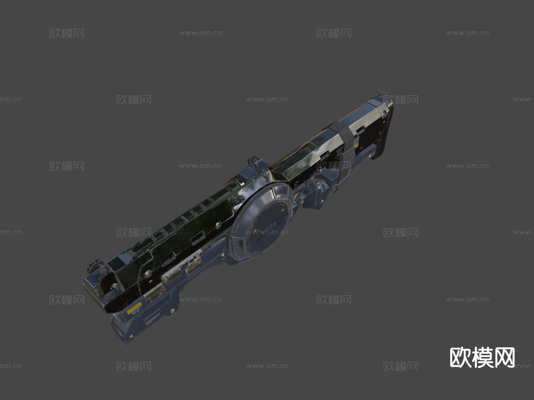 爆发加农炮su模型下载（渲染图7）