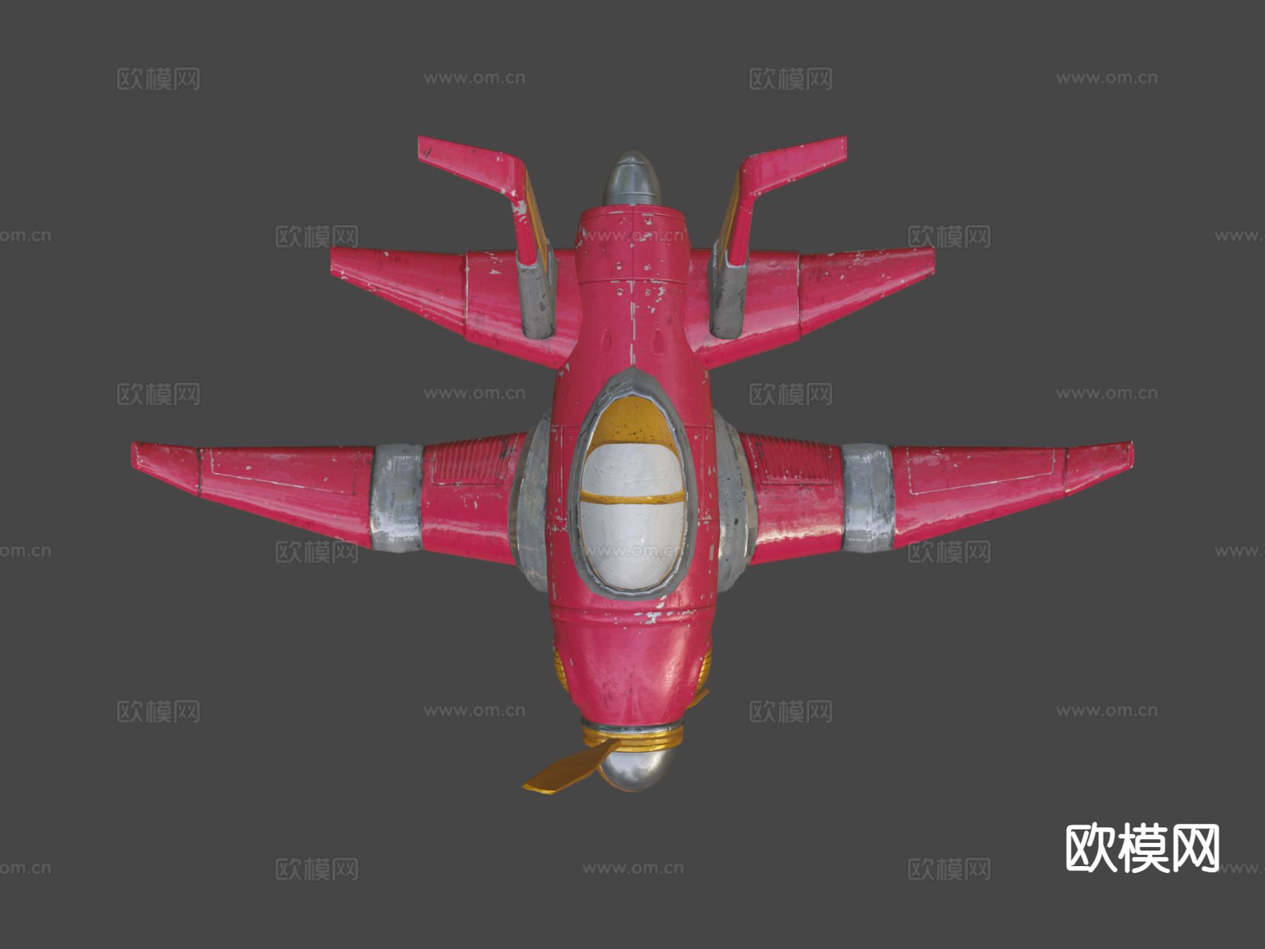 小轰炸机su模型下载（渲染图2）