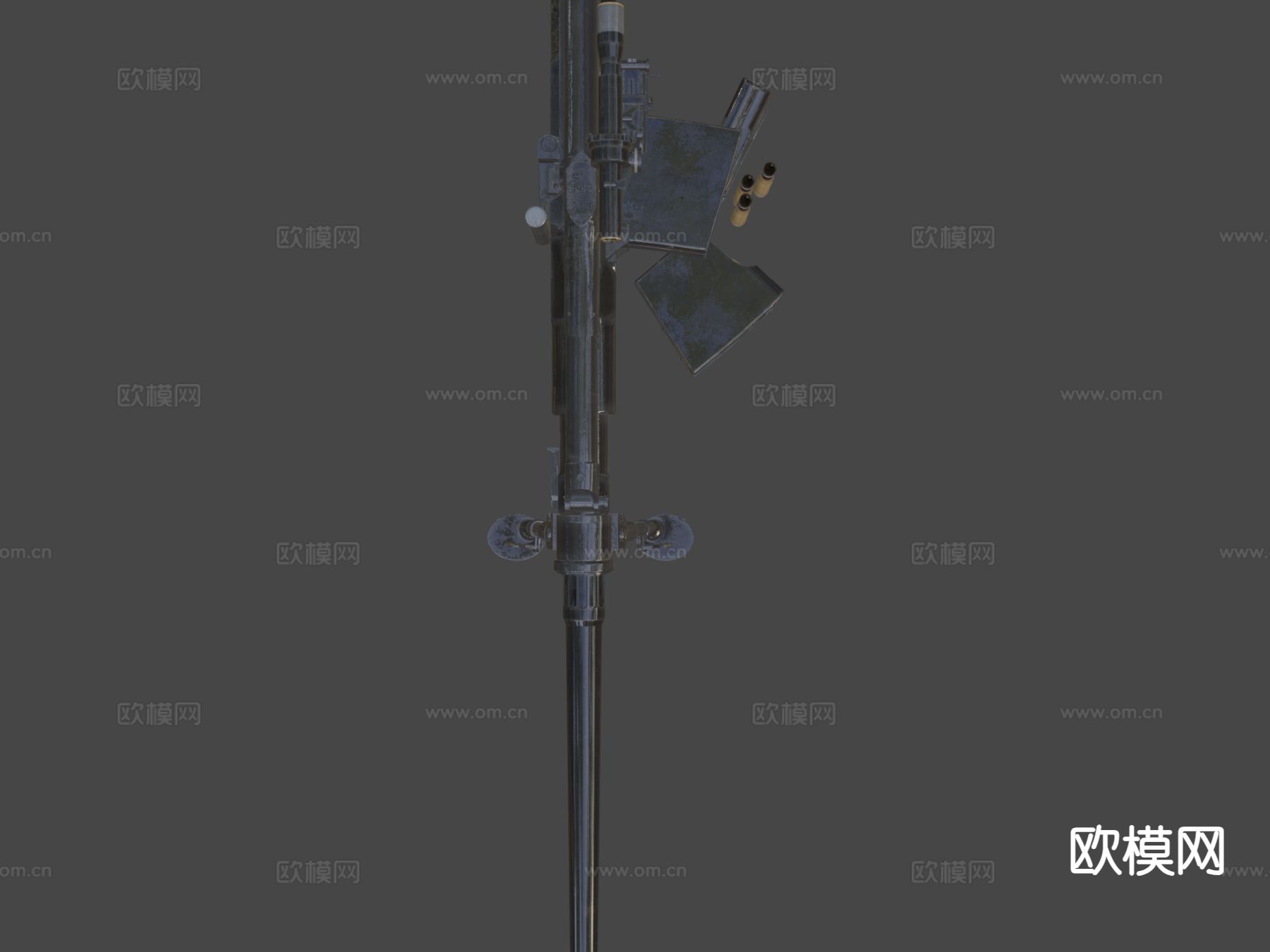 M反坦克步枪 枪支 枪械su模型下载（渲染图6）