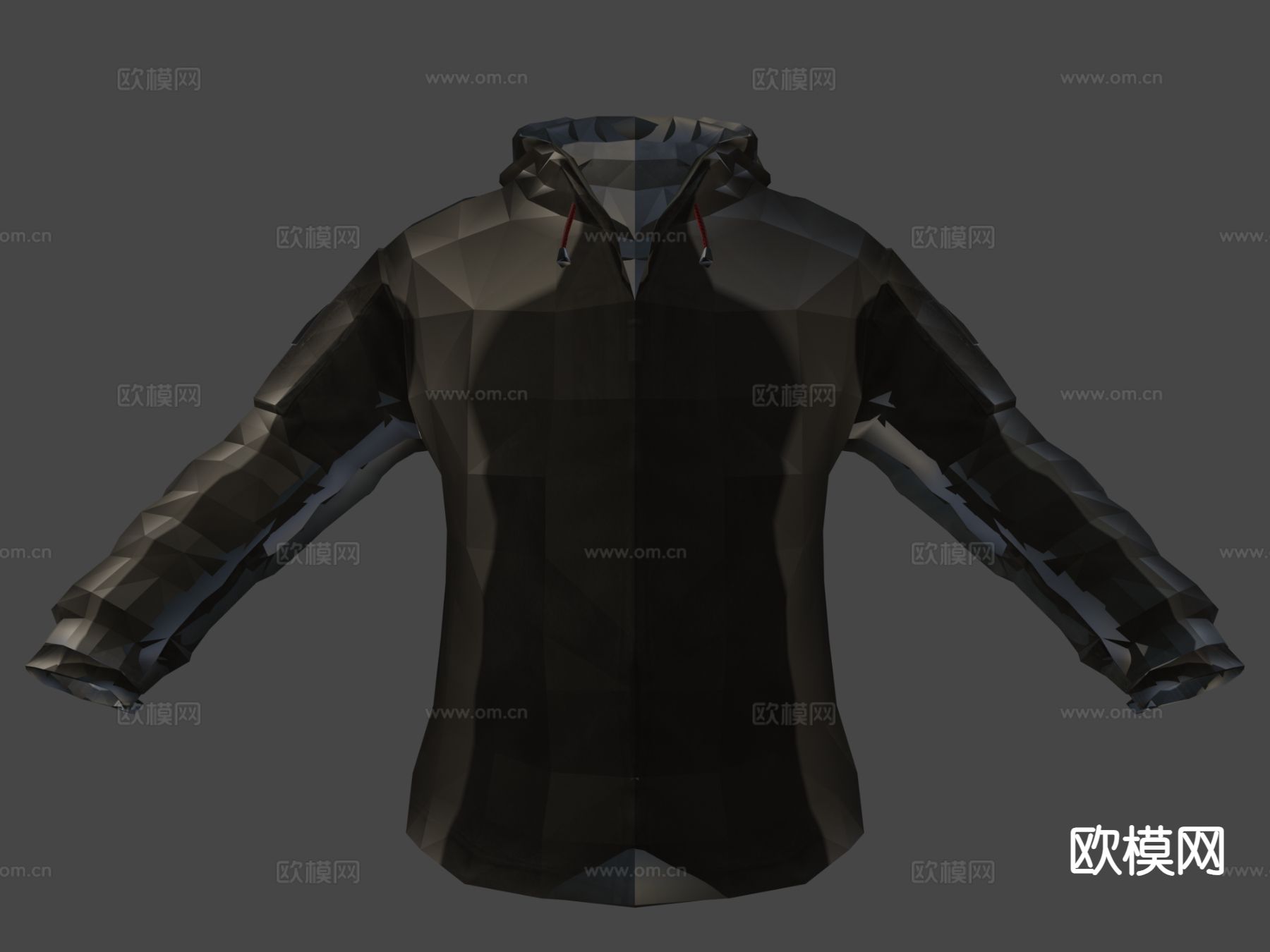 衣服 外套 皮夹克su模型下载（渲染图1）