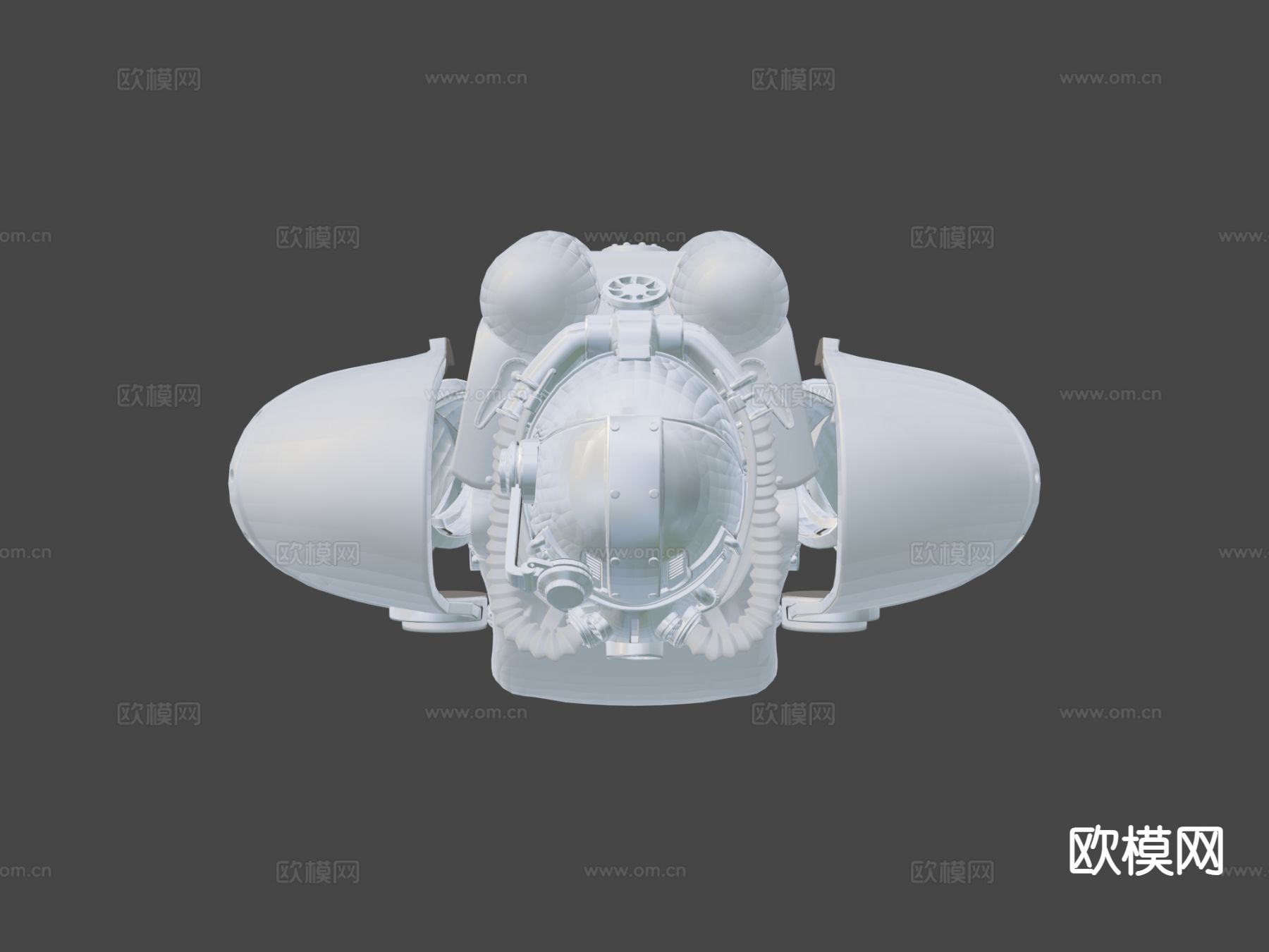 动力装甲T51型su模型下载（渲染图6）