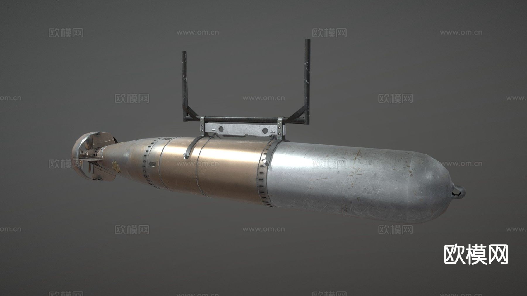 MARK13-2 US鱼雷 发射器 武器su模型下载（渲染图2）