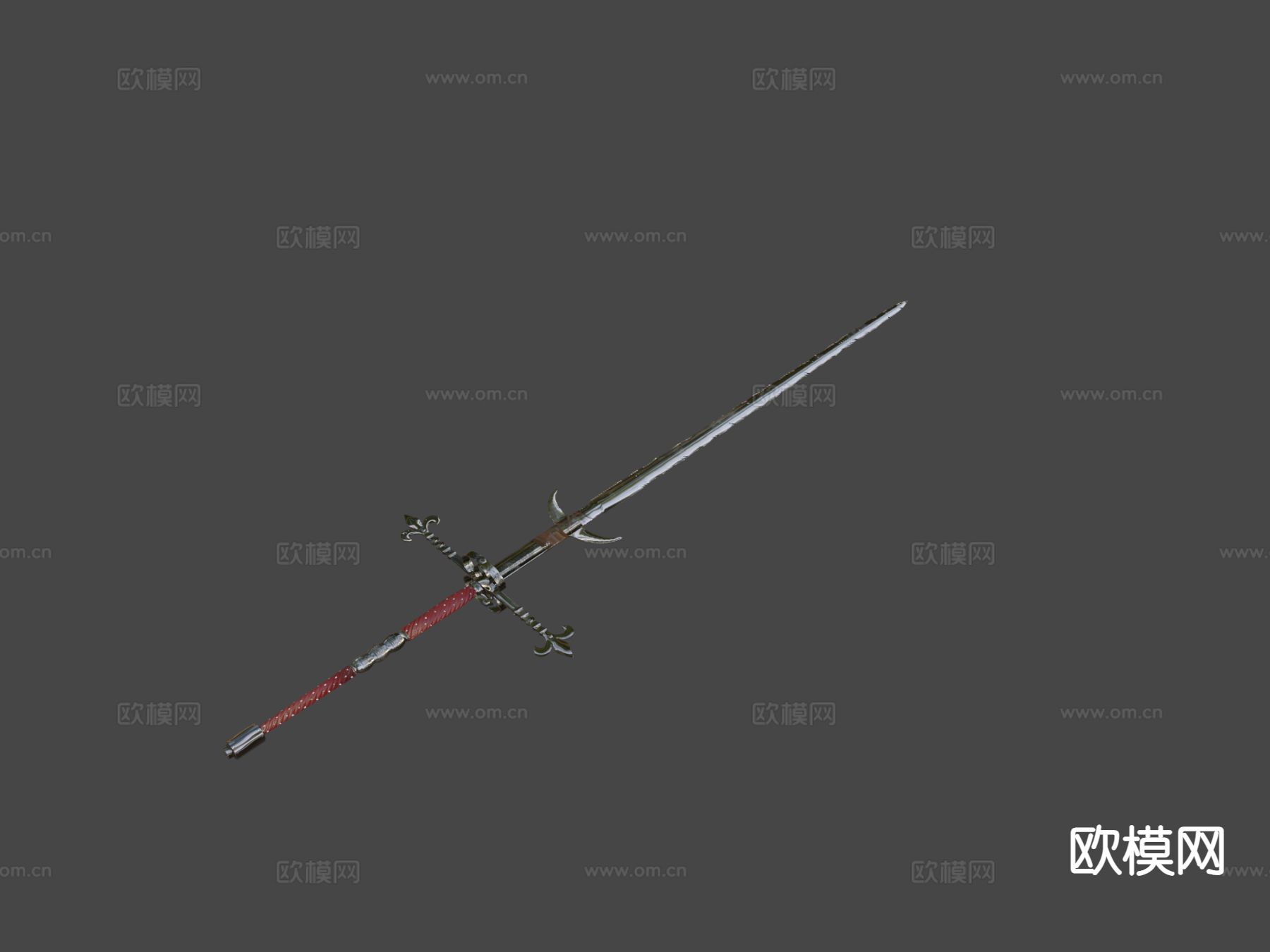双手剑su模型下载（渲染图5）