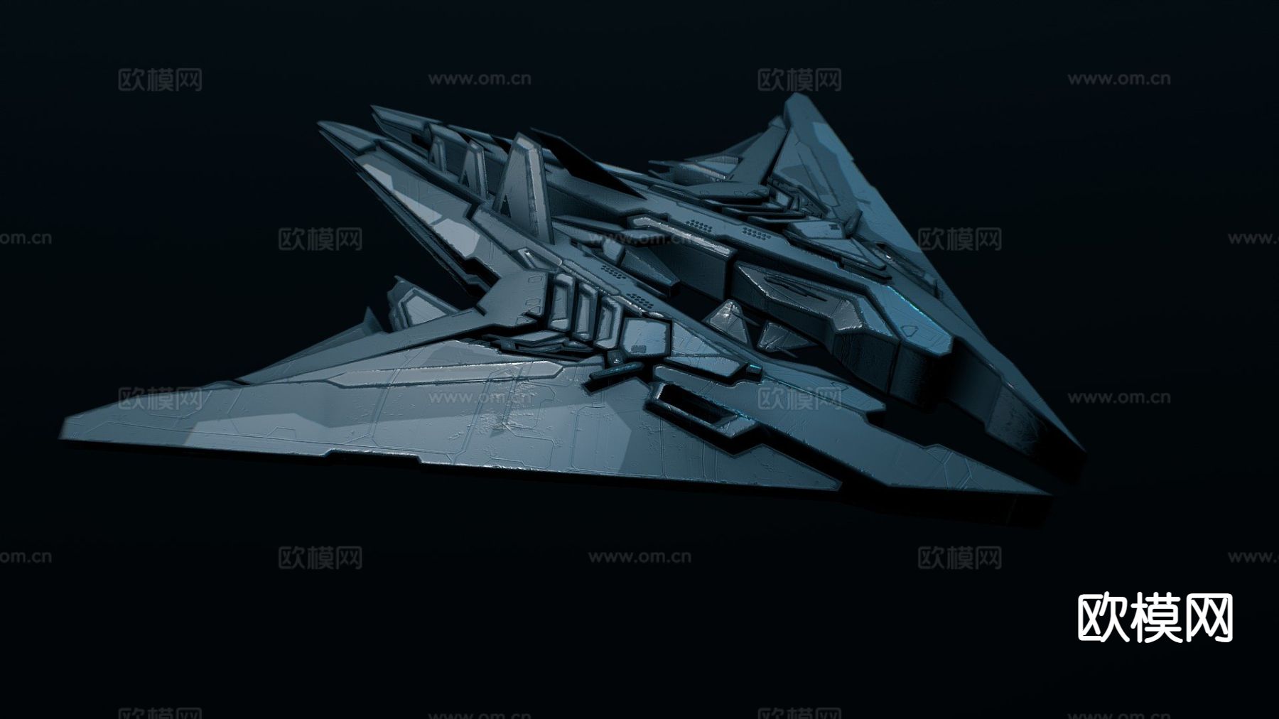 宇宙飞船su模型下载（渲染图2）