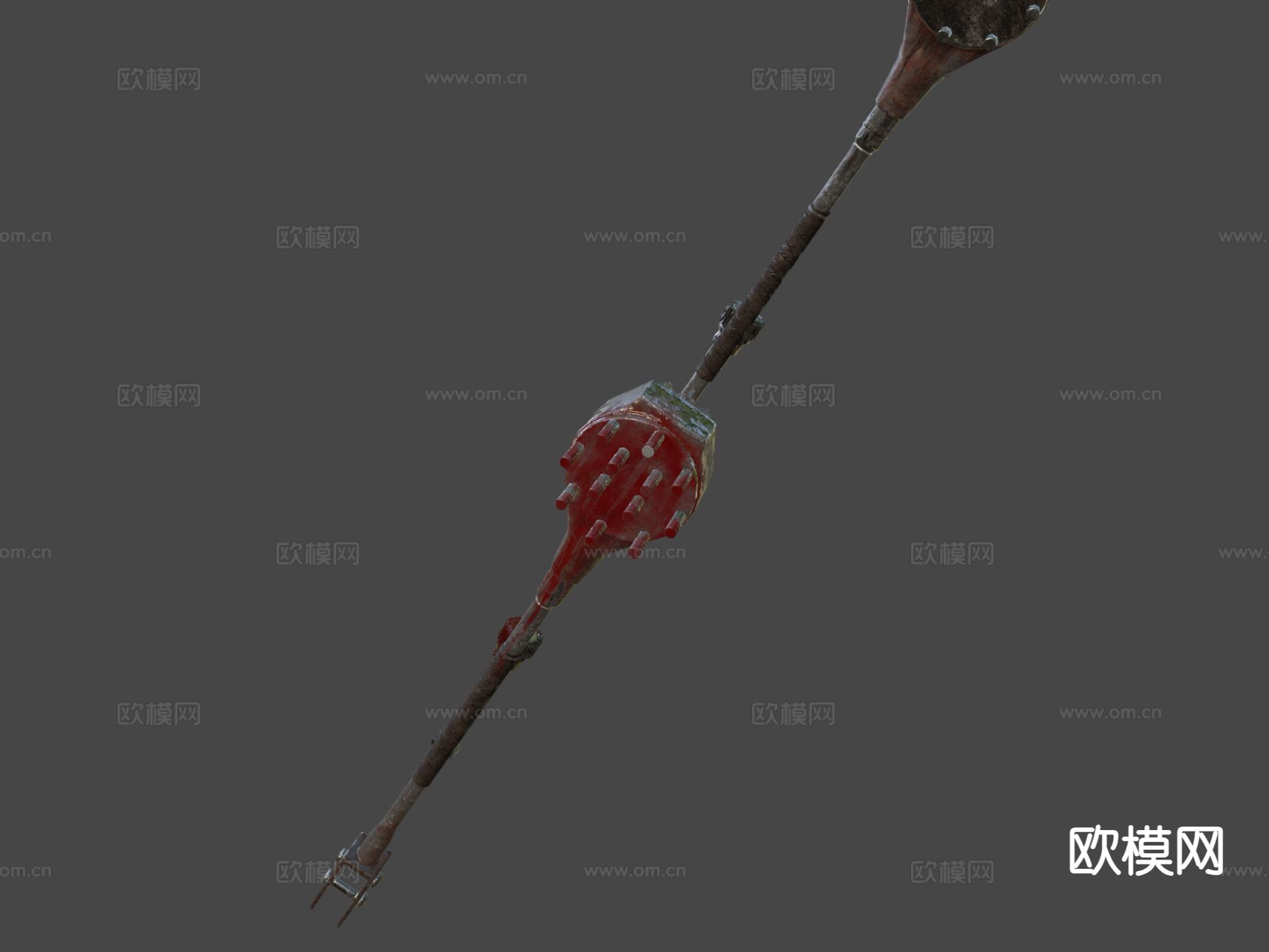 废品武器su模型下载（渲染图7）