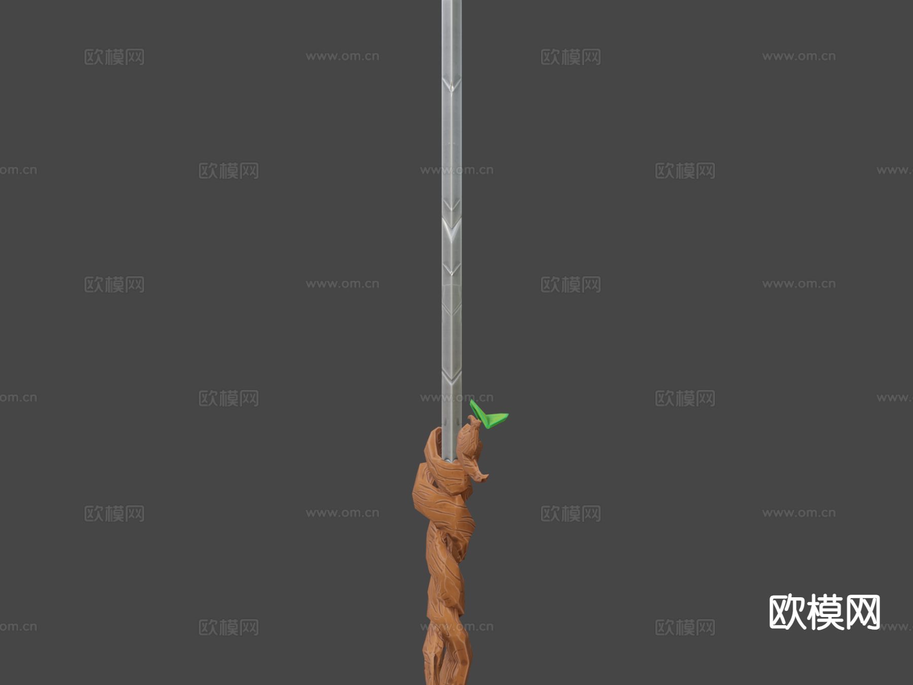 游戏卡通剑su模型下载（渲染图7）