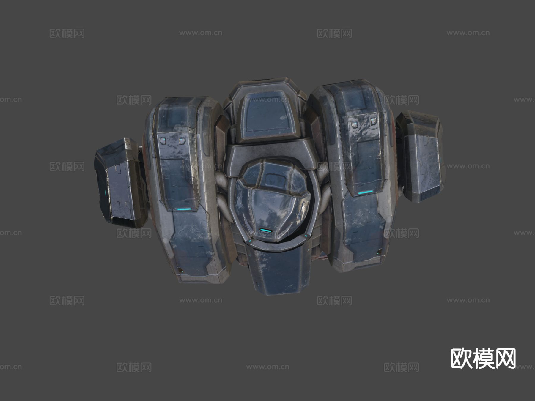 启发杰格机器人su模型下载（渲染图6）