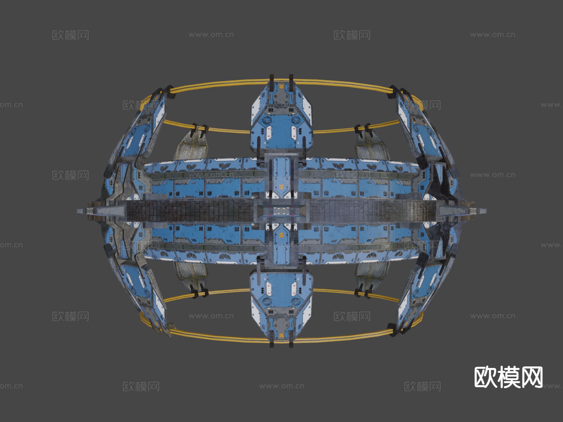 科幻跳跃门su模型下载（渲染图5）