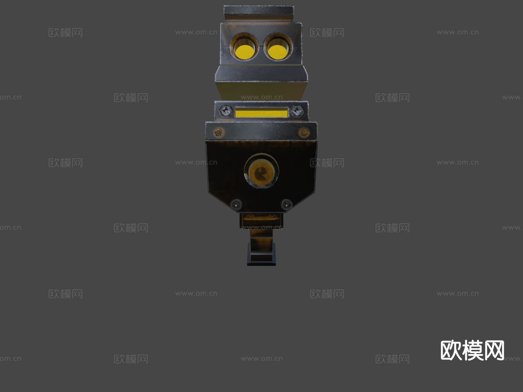 科幻手枪su模型下载（渲染图6）