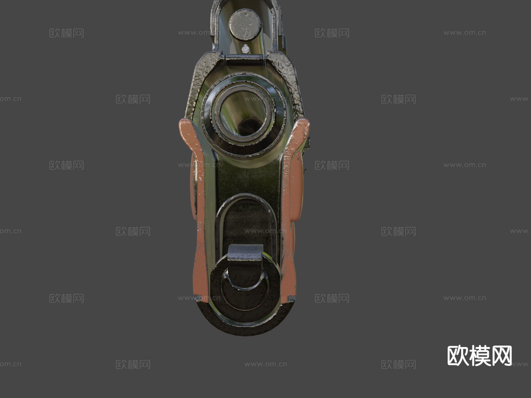 科幻手枪 枪支 枪械su模型下载（渲染图7）