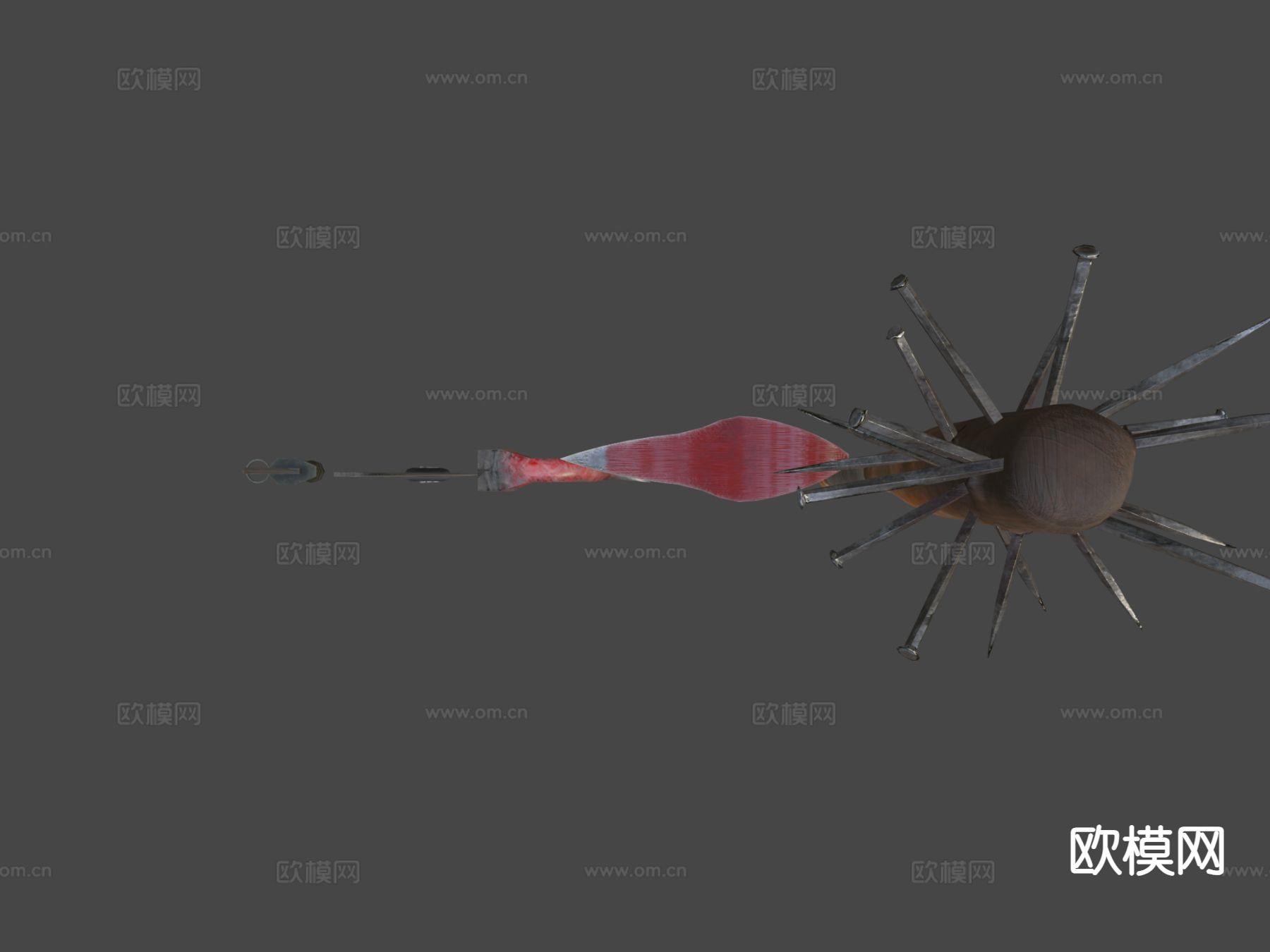 生存武器 近战武器包su模型下载（渲染图4）