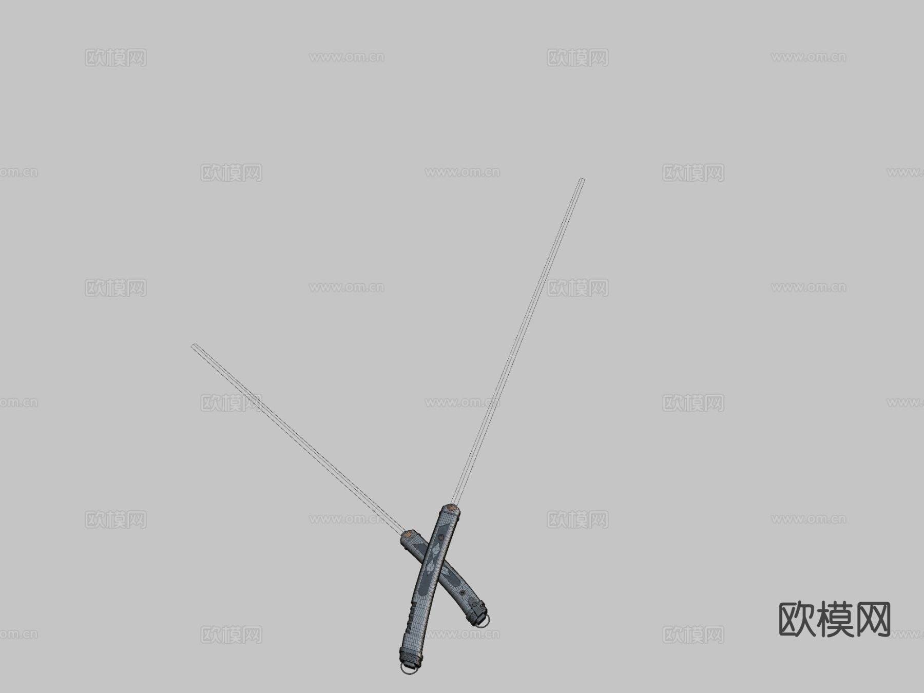 反叛者光剑su模型下载（渲染图1）