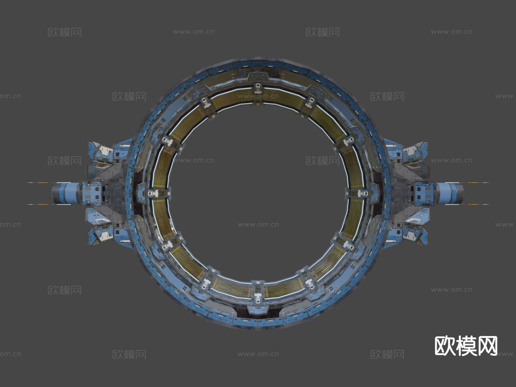 科幻跳跃门su模型下载（渲染图7）
