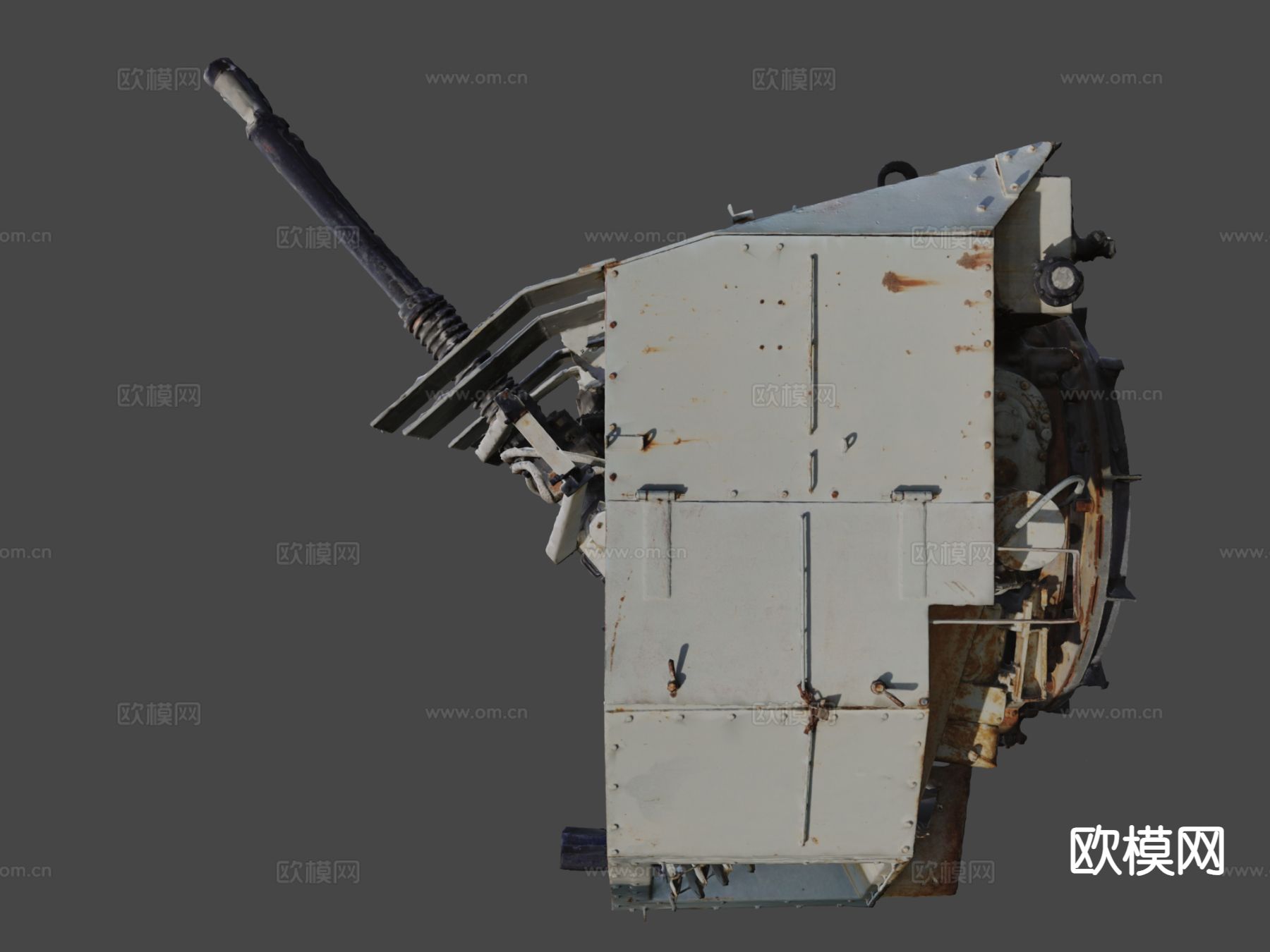 炮塔机 武器su模型下载（渲染图6）