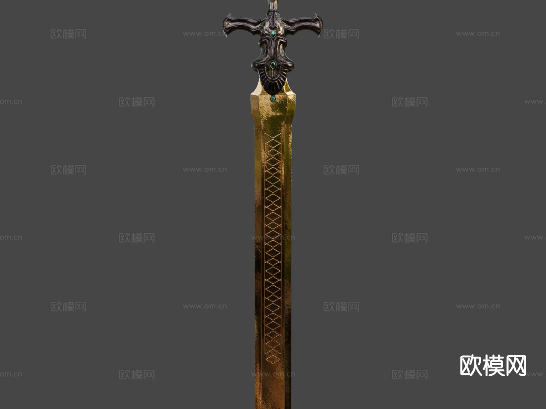 幻想剑su模型下载（渲染图7）