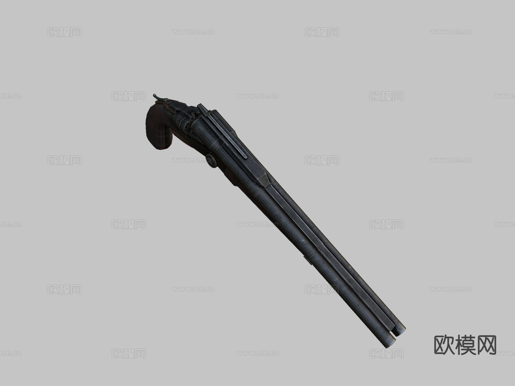 超级霰弹枪 枪支 枪械su模型下载（渲染图1）