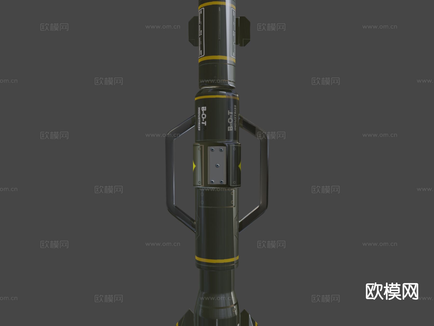 先进导弹 鱼雷 武器su模型下载（渲染图6）