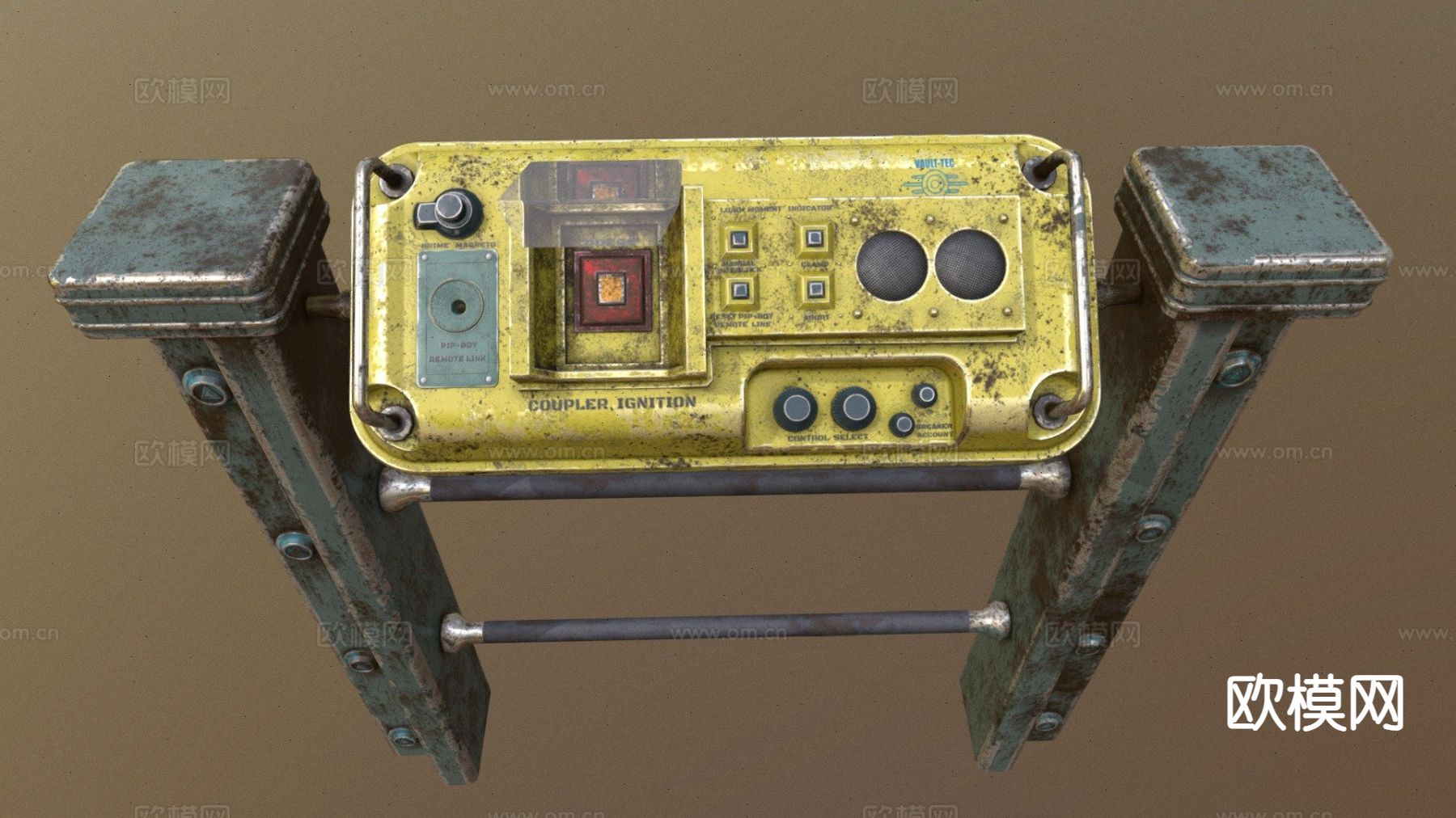 带电梯门su模型下载（渲染图2）