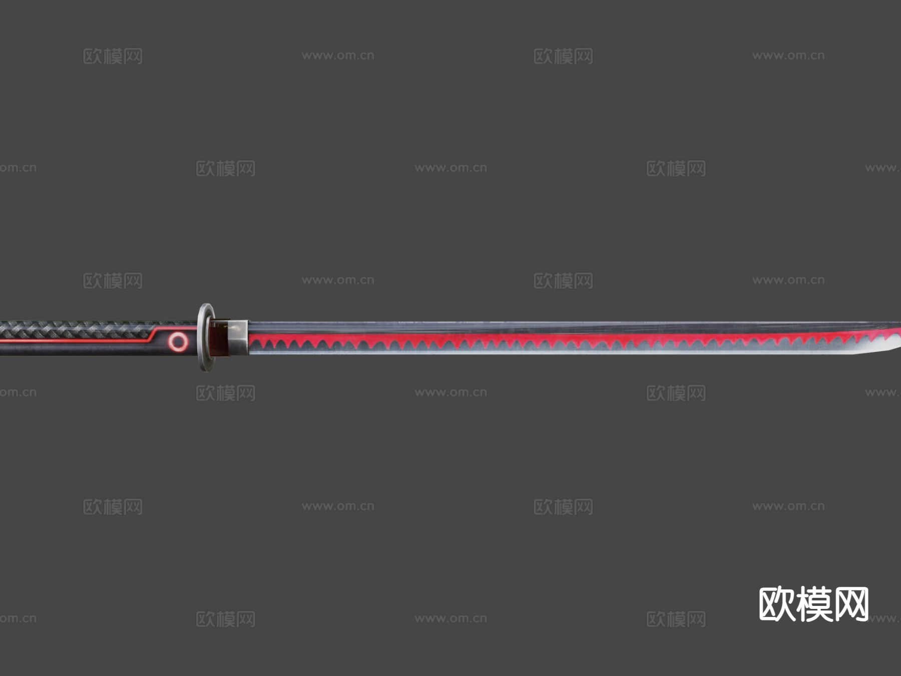 武士刀-血影剑su模型下载（渲染图7）