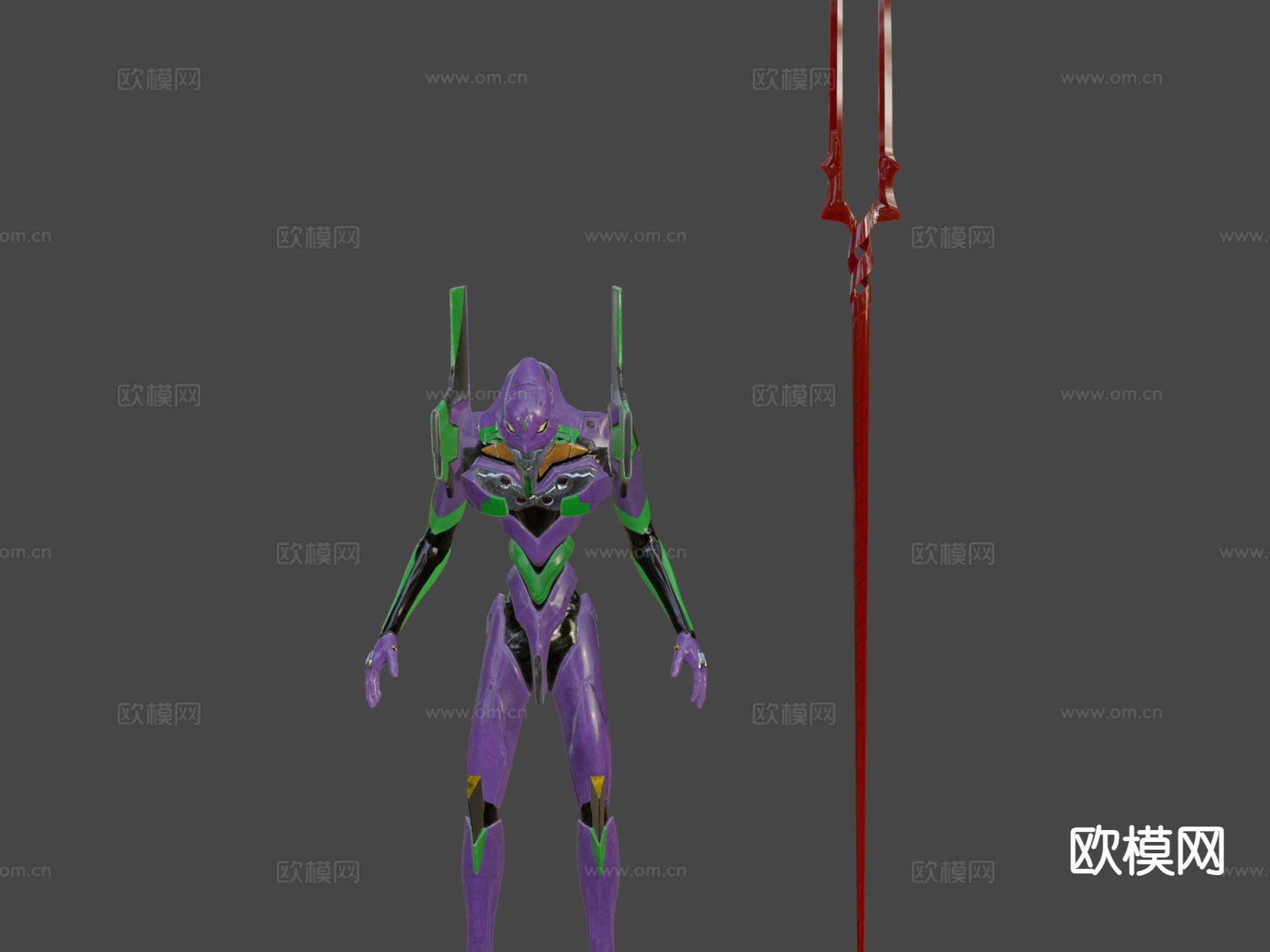机械怪物su模型下载（渲染图6）
