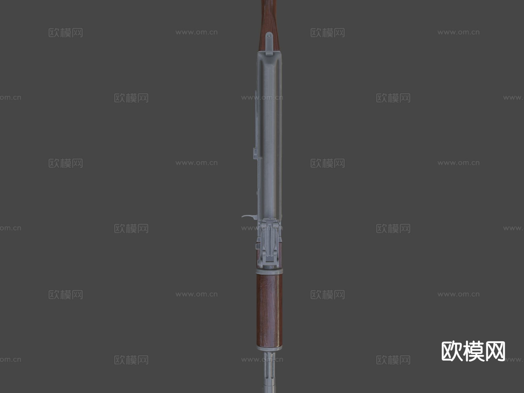 AK-47步枪 枪支 枪械su模型下载（渲染图4）