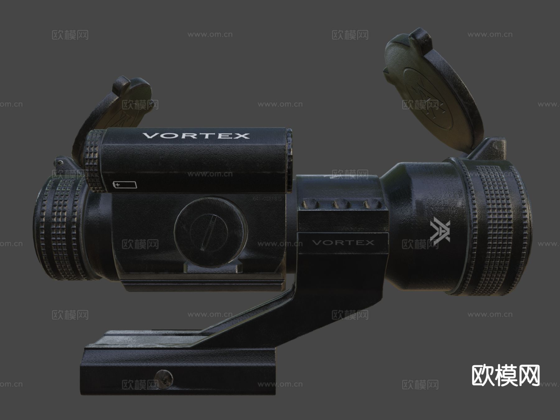 军事红点 瞄准镜su模型下载（渲染图6）