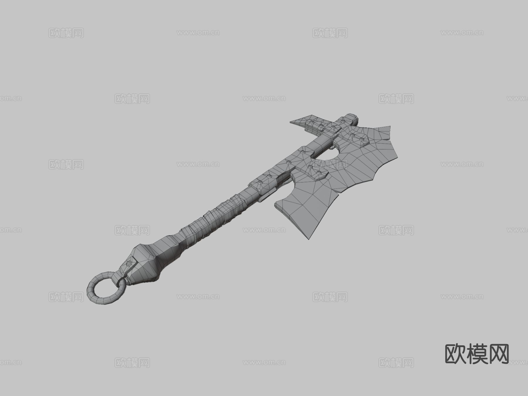 兽人斧su模型下载（渲染图3）