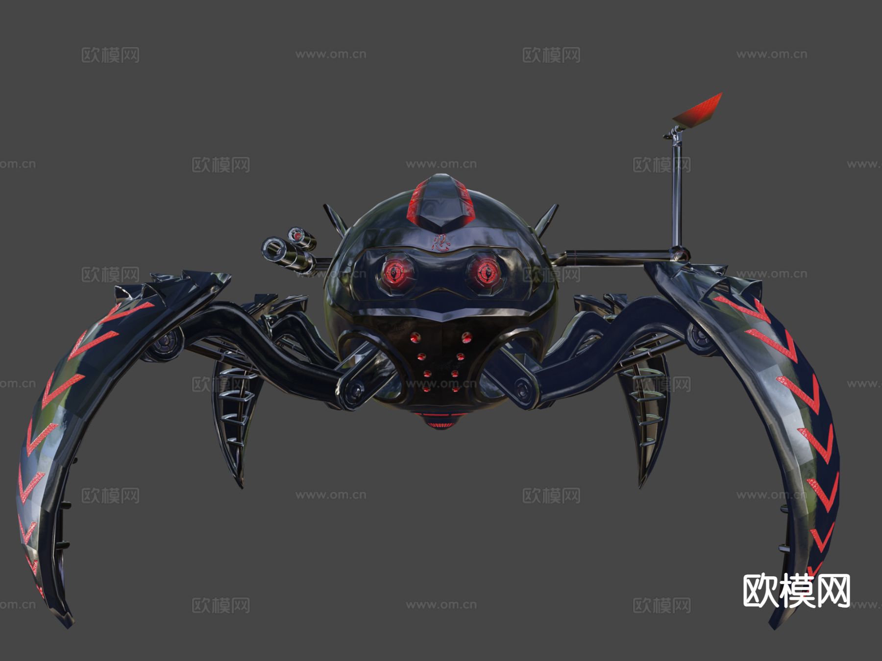 机械蜘蛛su模型下载（渲染图7）