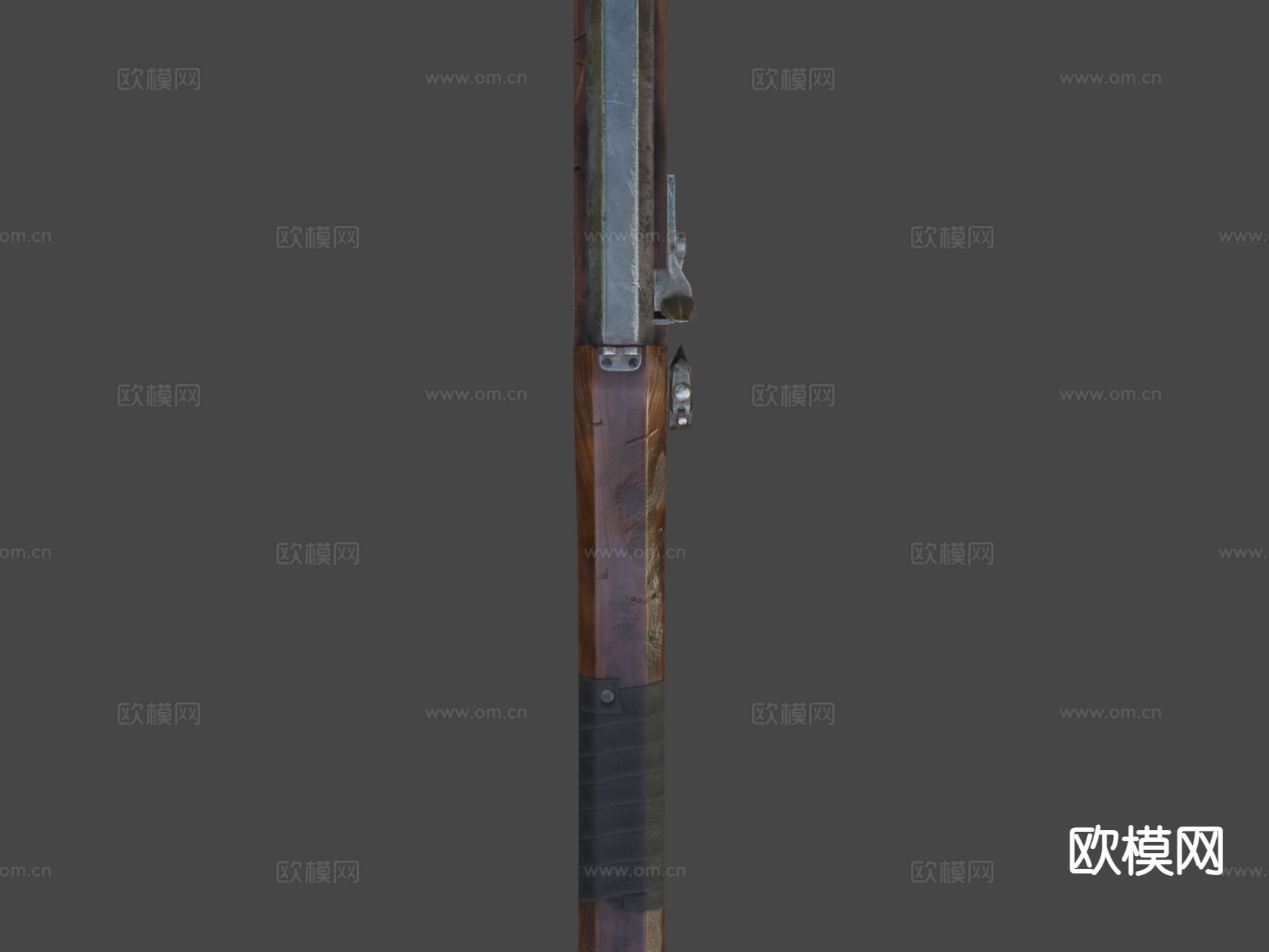枪械战斧su模型下载（渲染图4）