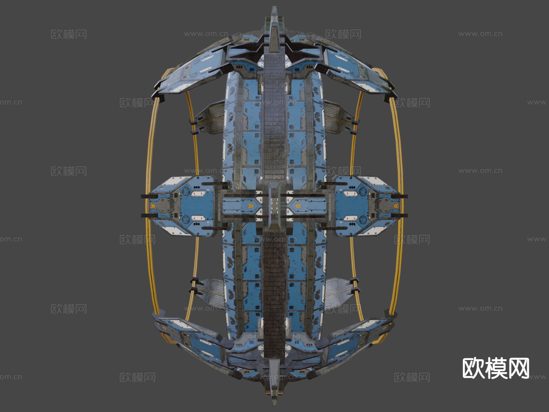科幻跳跃门su模型下载（渲染图7）