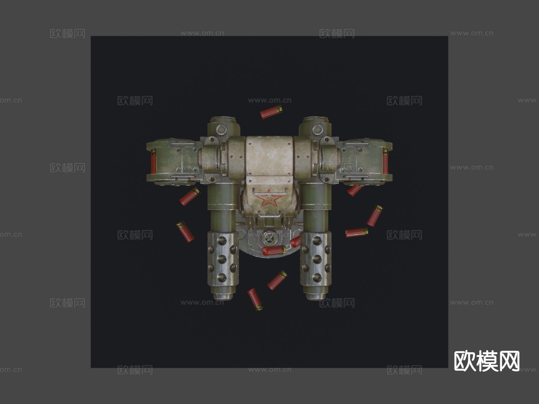 炮塔su模型下载（渲染图7）
