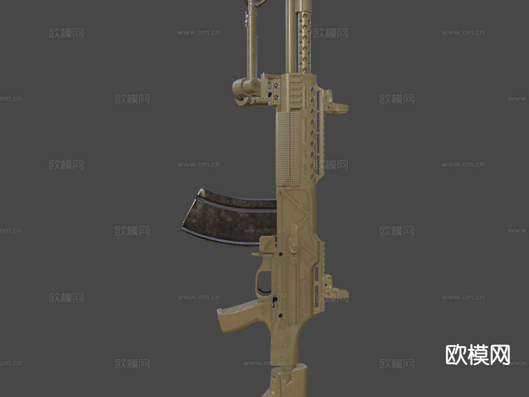 管制武器步枪su模型下载（渲染图5）
